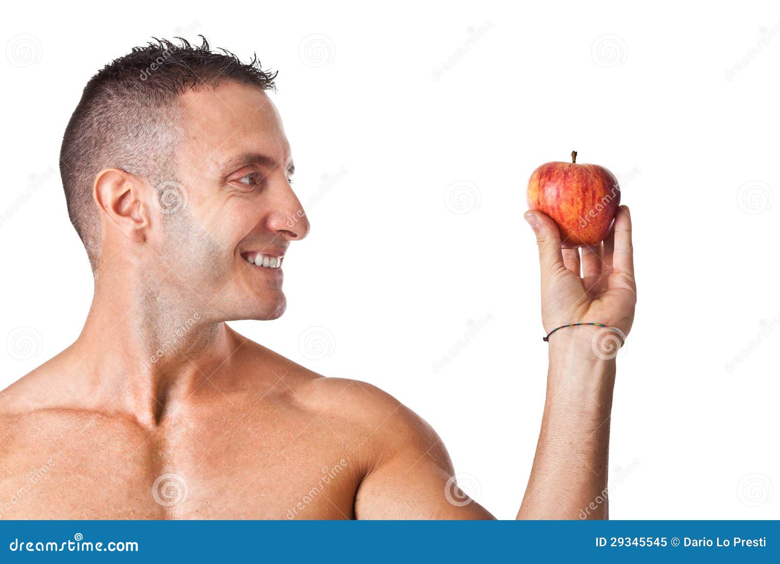 Apple and exercise stock image. Image of macho, lifestyle 29345545