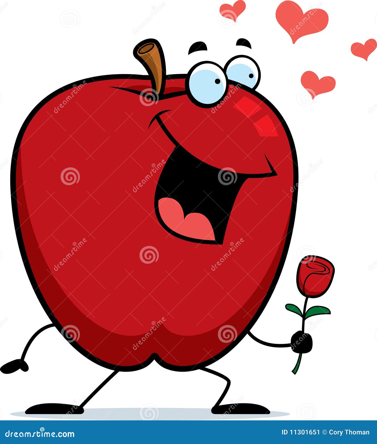 Apple Flower stock vector. Illustration of hearts, snack 11301651