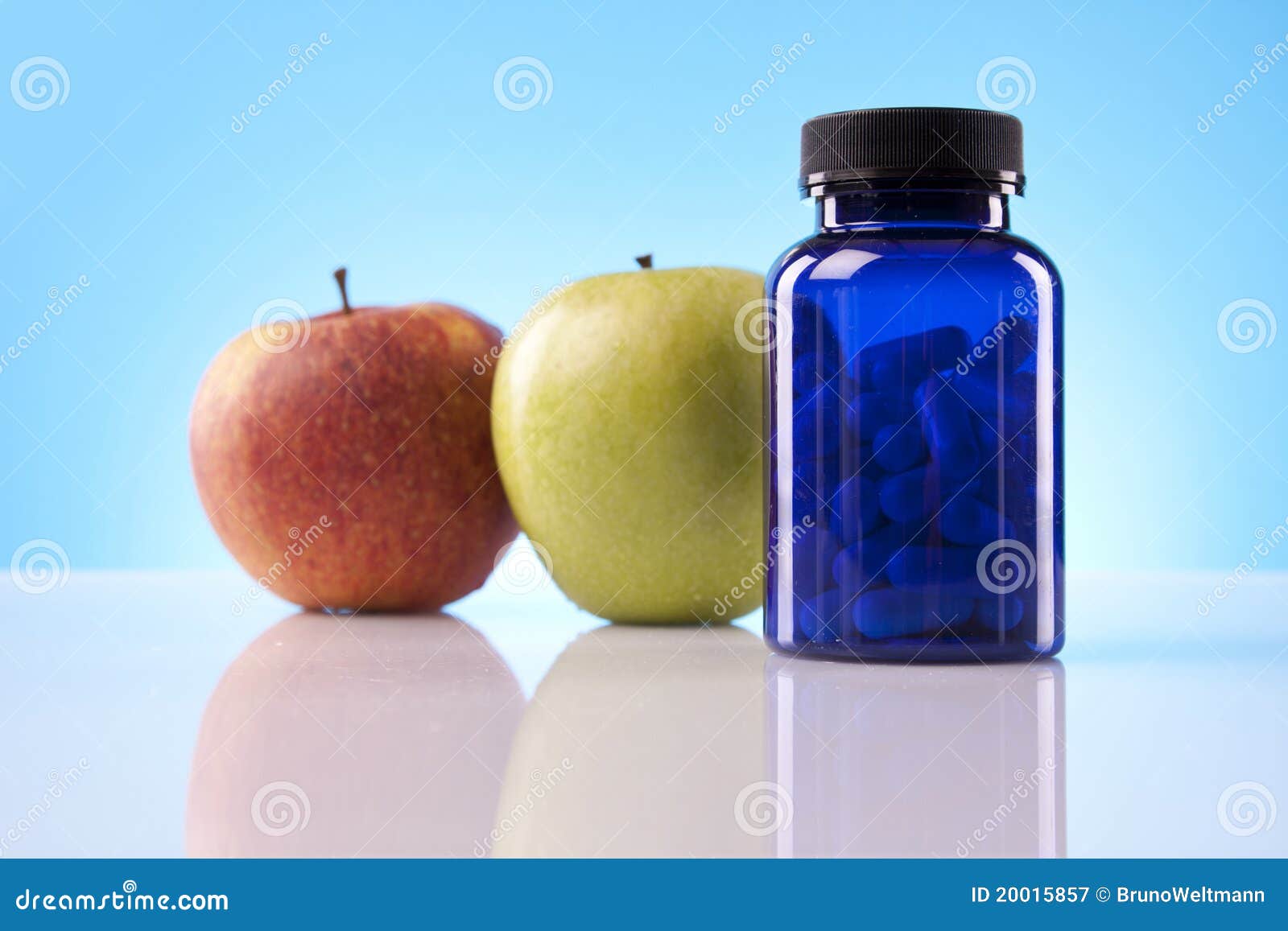 Apple, Food Supplements, Capsules Stock Image Image of food