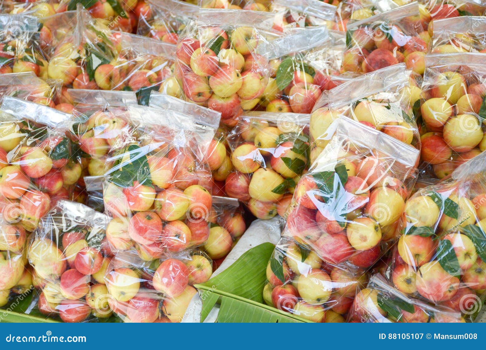 Apple fruit in market stock image. Image of ripe, plastic 88105107