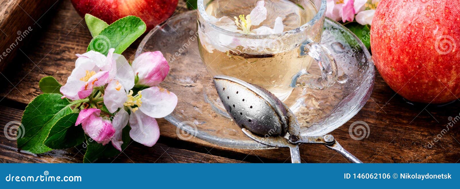 Apple fruit tea stock photo. Image of glass, food, warm 146062106