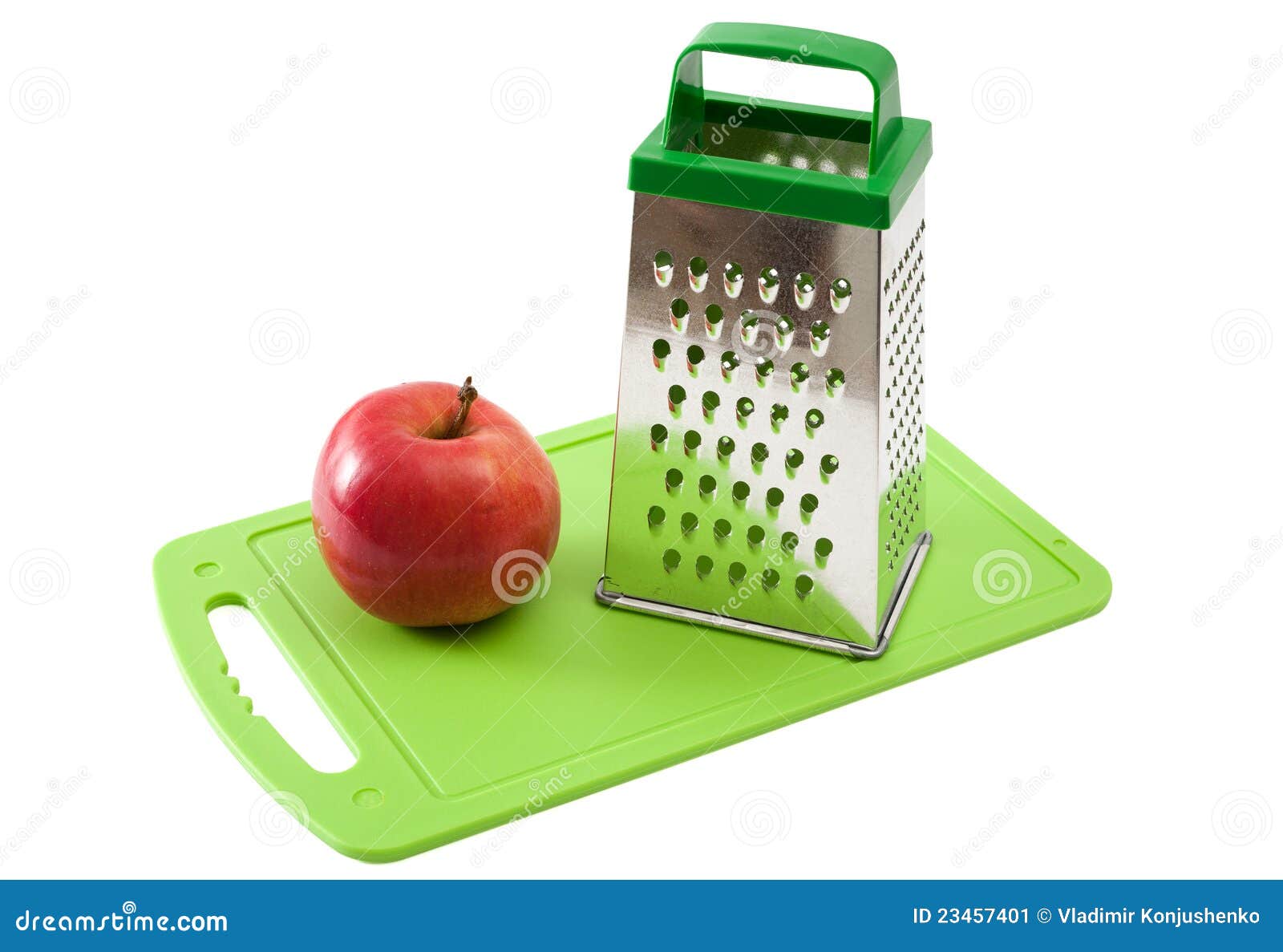 Apple and grater stock image. Image of fruit, food, board - 23457401