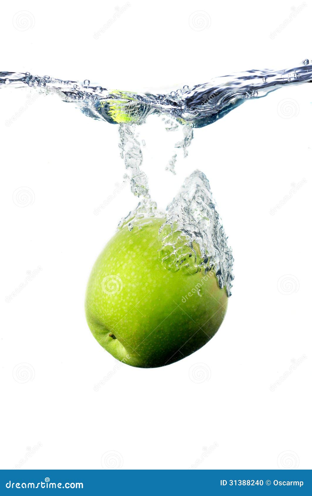 Apple stock photo. Image of healthy, fruit, bubbles, splashing - 31388240