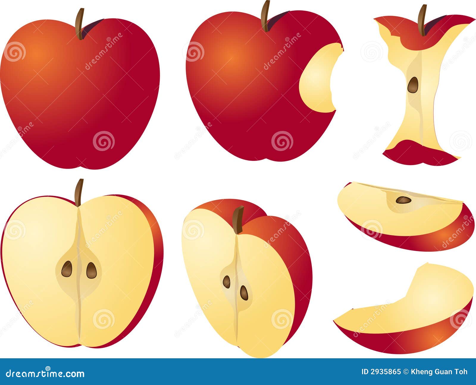 apple half clipart - photo #22