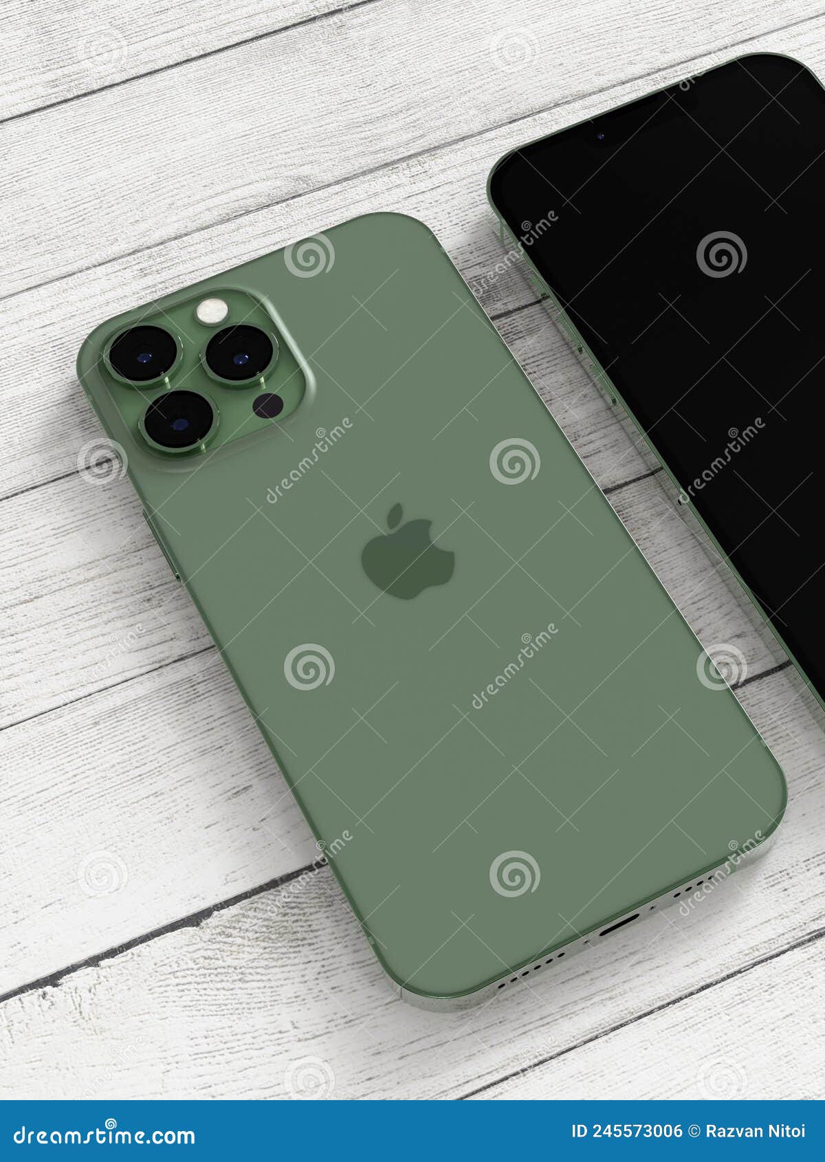 Apple Iphone 13 Pro Max Alpine Green Fronte E Retro Confronto Fotografia  Editoriale - Immagine di sfondo, cellulare: 245573006