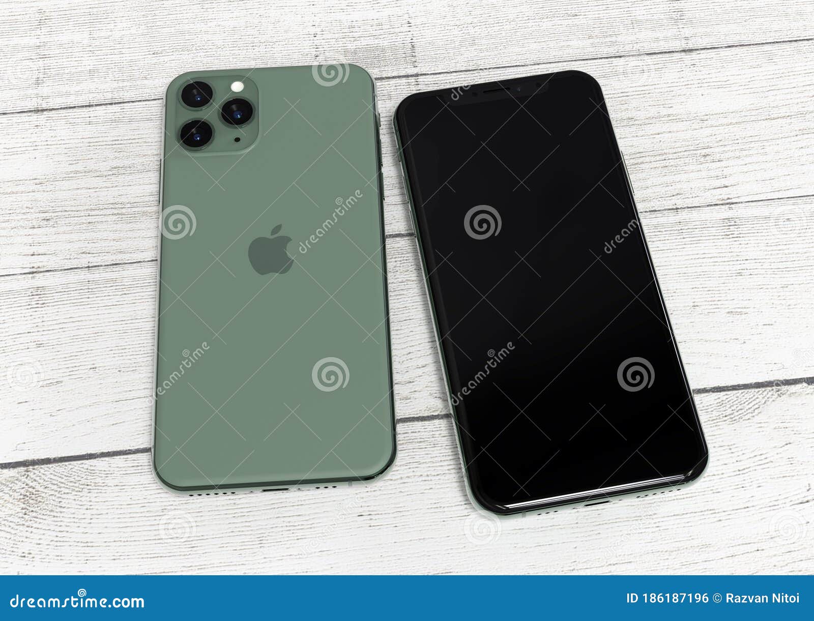 Apple Iphone 11 Pro Midnight Green Front And Back Sides Editorial Photo Image Of Leaked Concept Apple Iphone 11 Pro Midnight Green Front And Back Sides Editorial Photo Image Of Leaked Concept