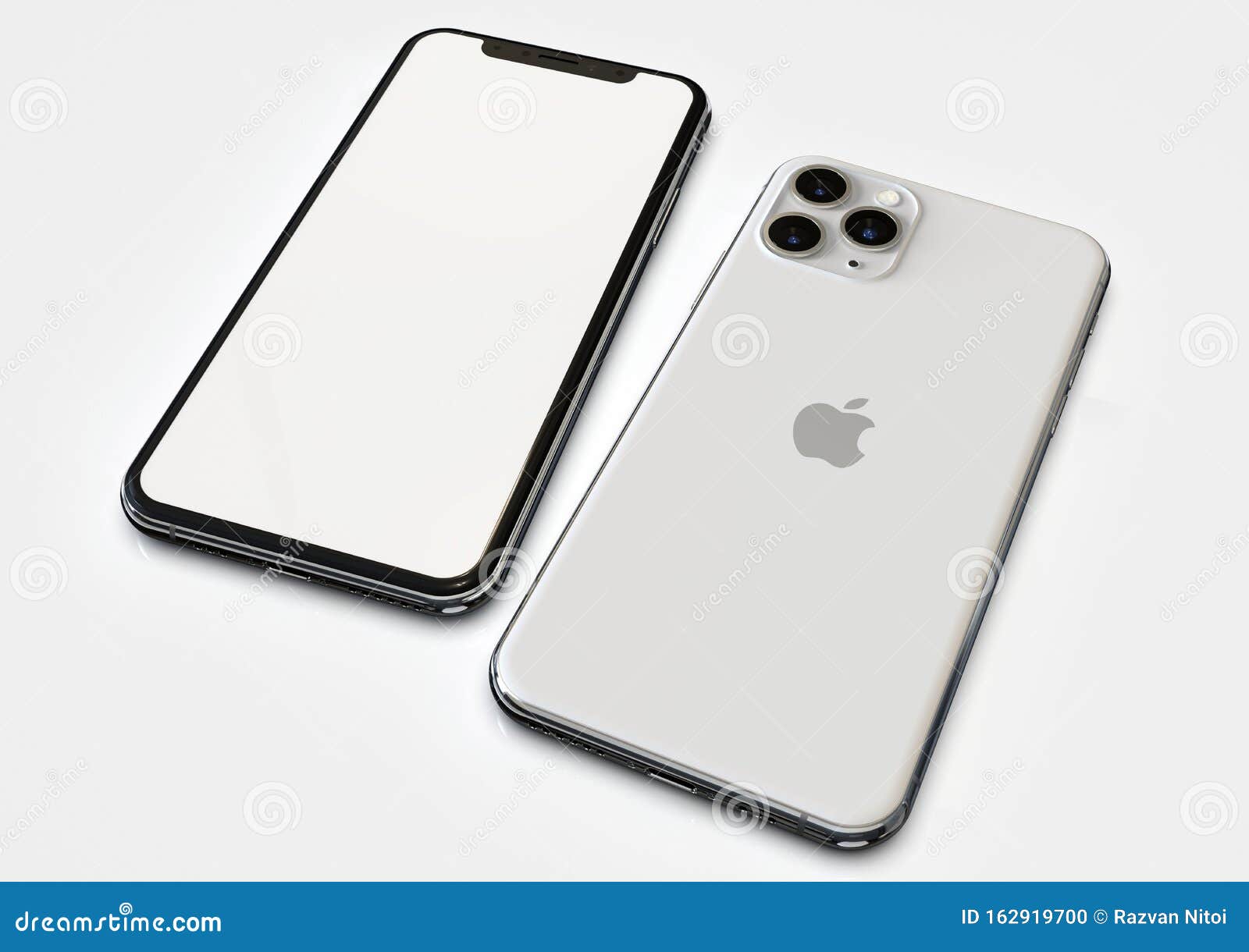 Apple Iphone 11 Pro Silver 19 Front Back Editorial Image Image Of Equipment Extremely