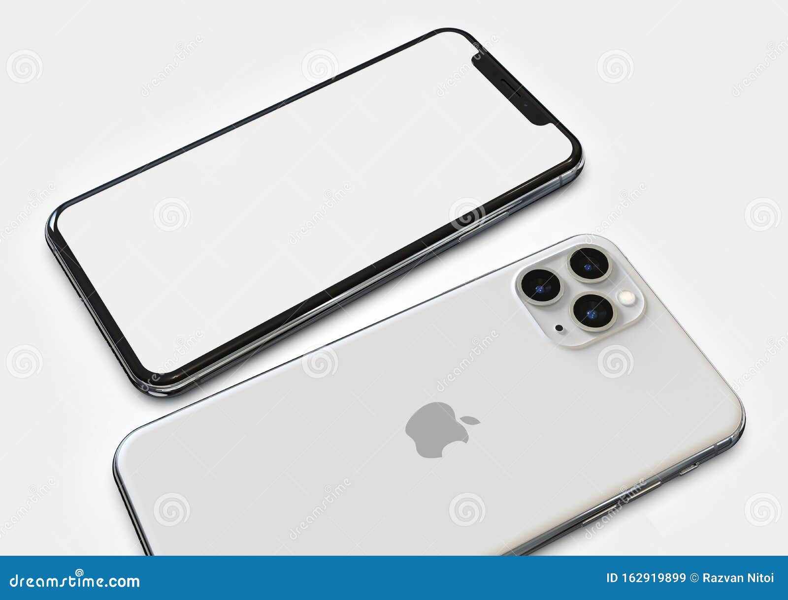 Apple Iphone 11 Pro Silver 19 Front Back Editorial Stock Image Image Of Connection Display