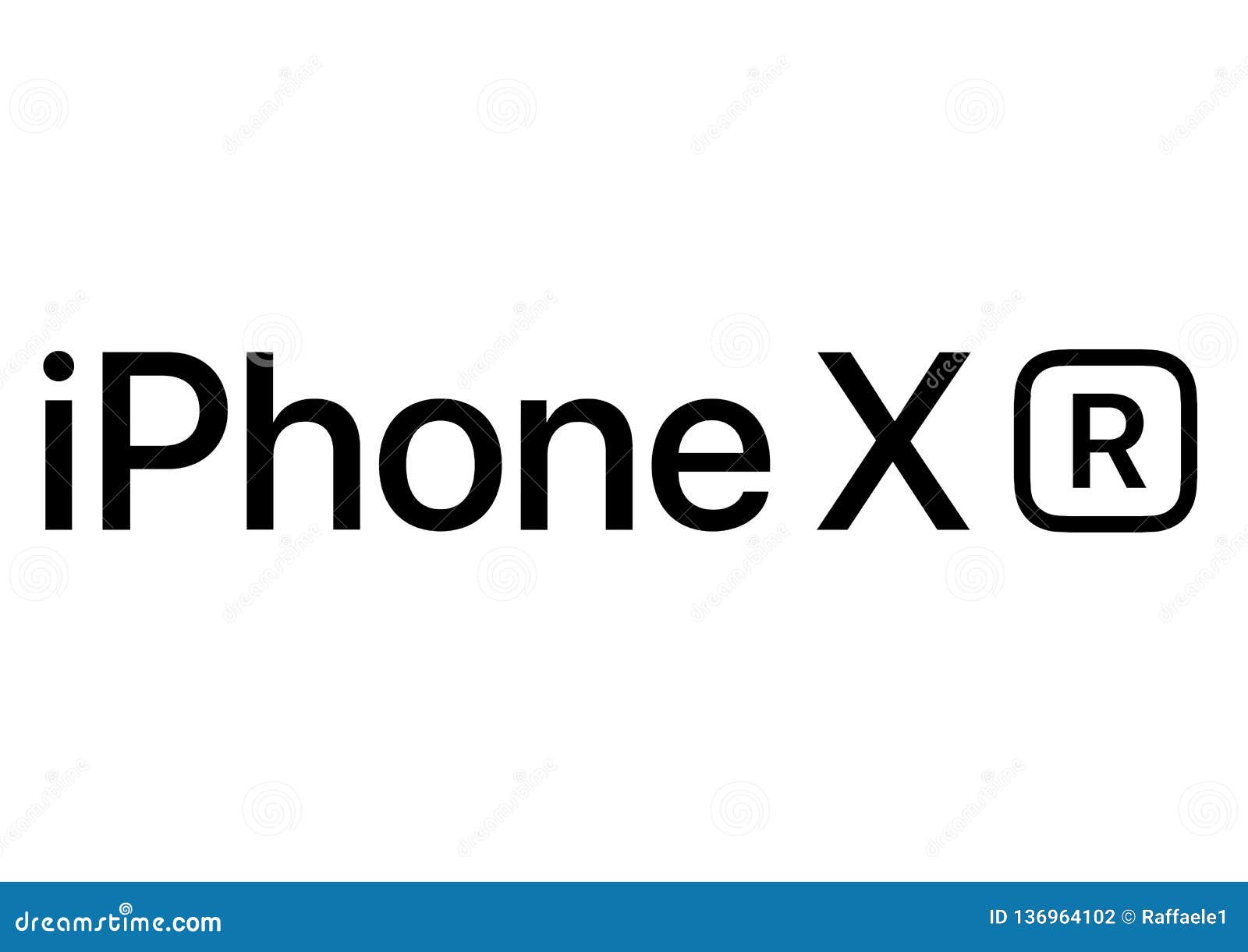 Apple Iphone Xr Logo Editorial Photography Illustration Of Logo