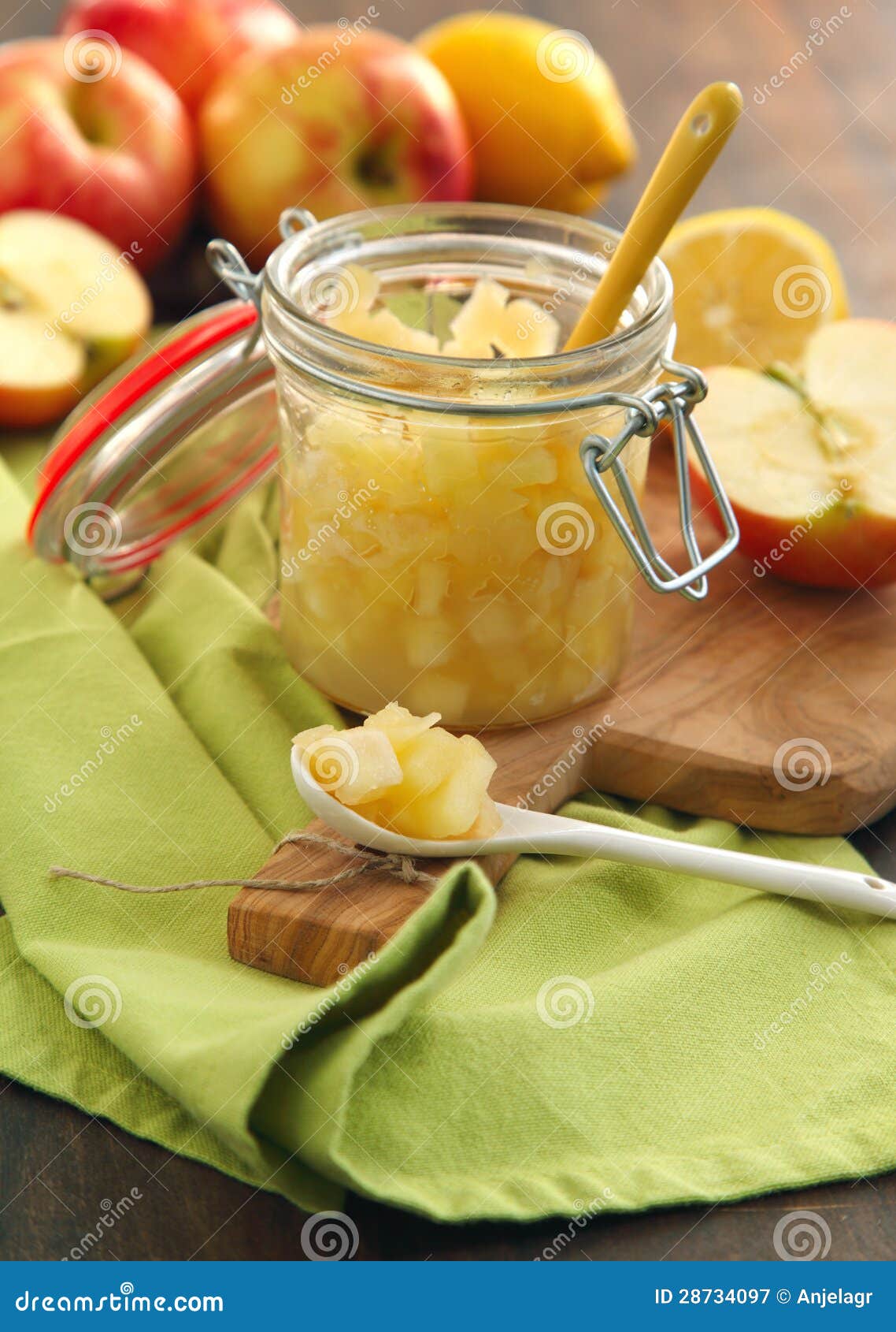 Apple jam stock image. Image of spread, dessert, fruit 28734097