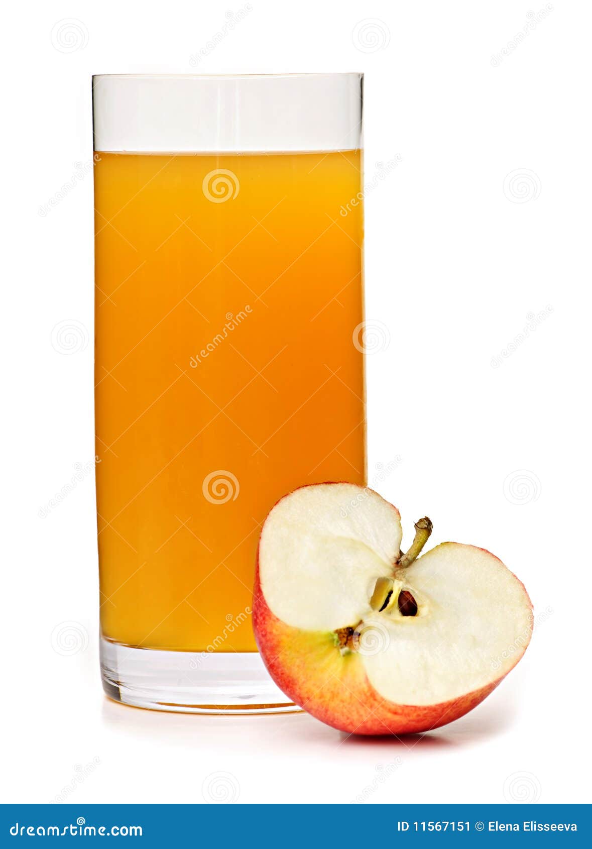 Apple juice in glass stock image. Image of glasses, drinking 11567151