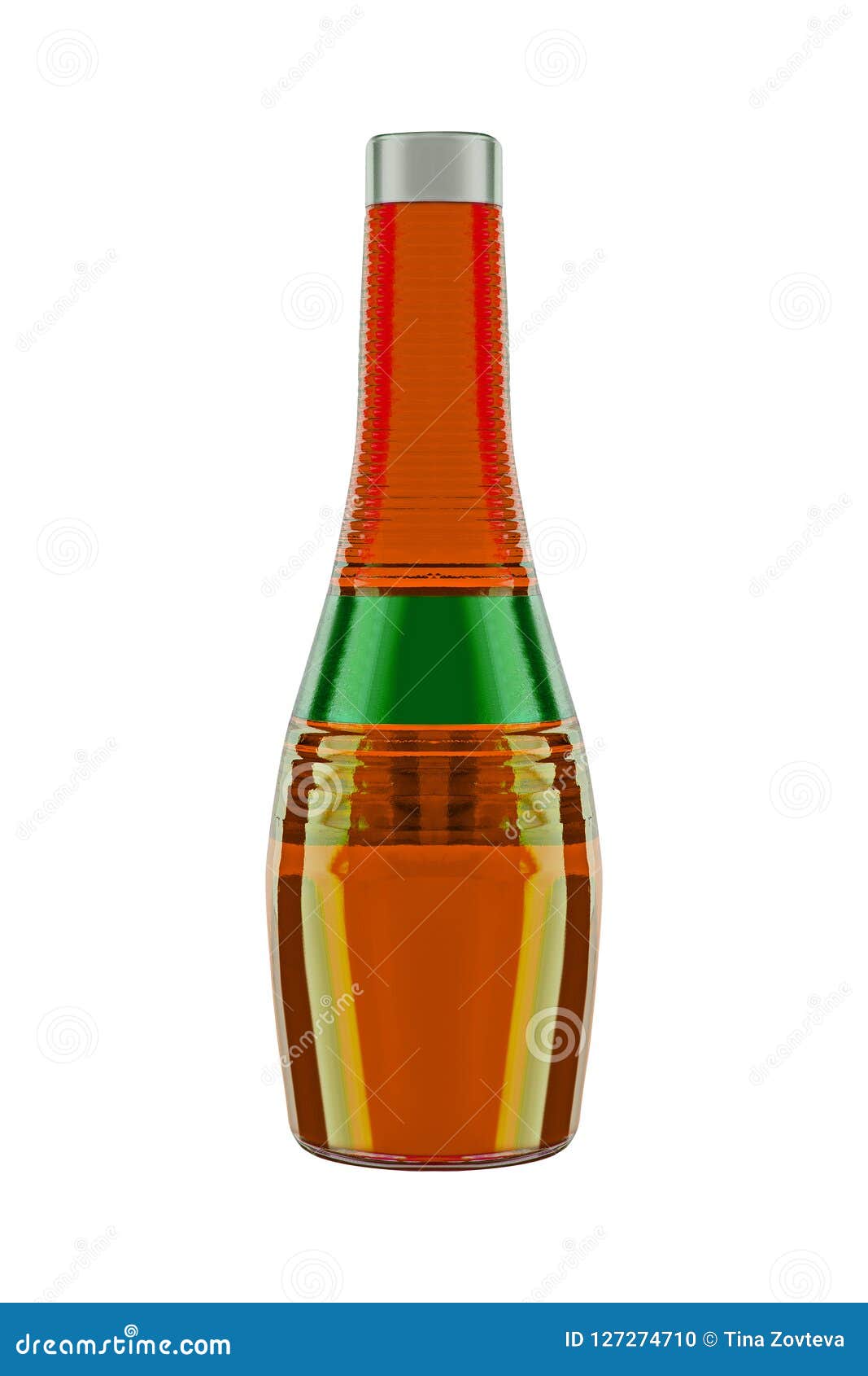 Apple Juice in a Glass Bottle Stock Photo Image of fruit, isolated