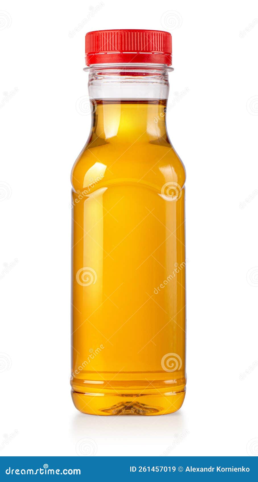Apple Juice in Plastic Bottle Stock Image Image of glass, design