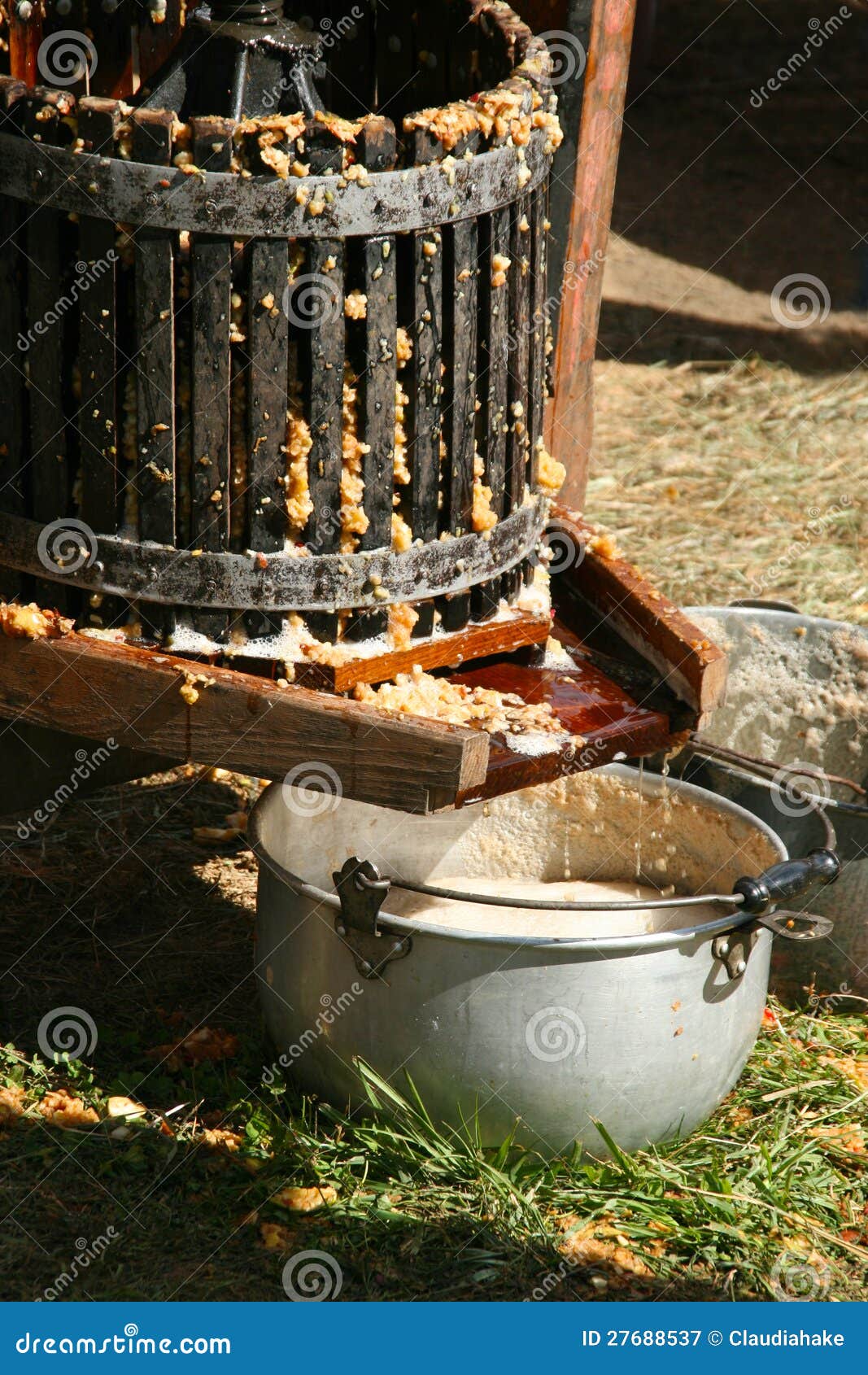 Apple juice press stock image. Image of wood, drink, freshly 27688537
