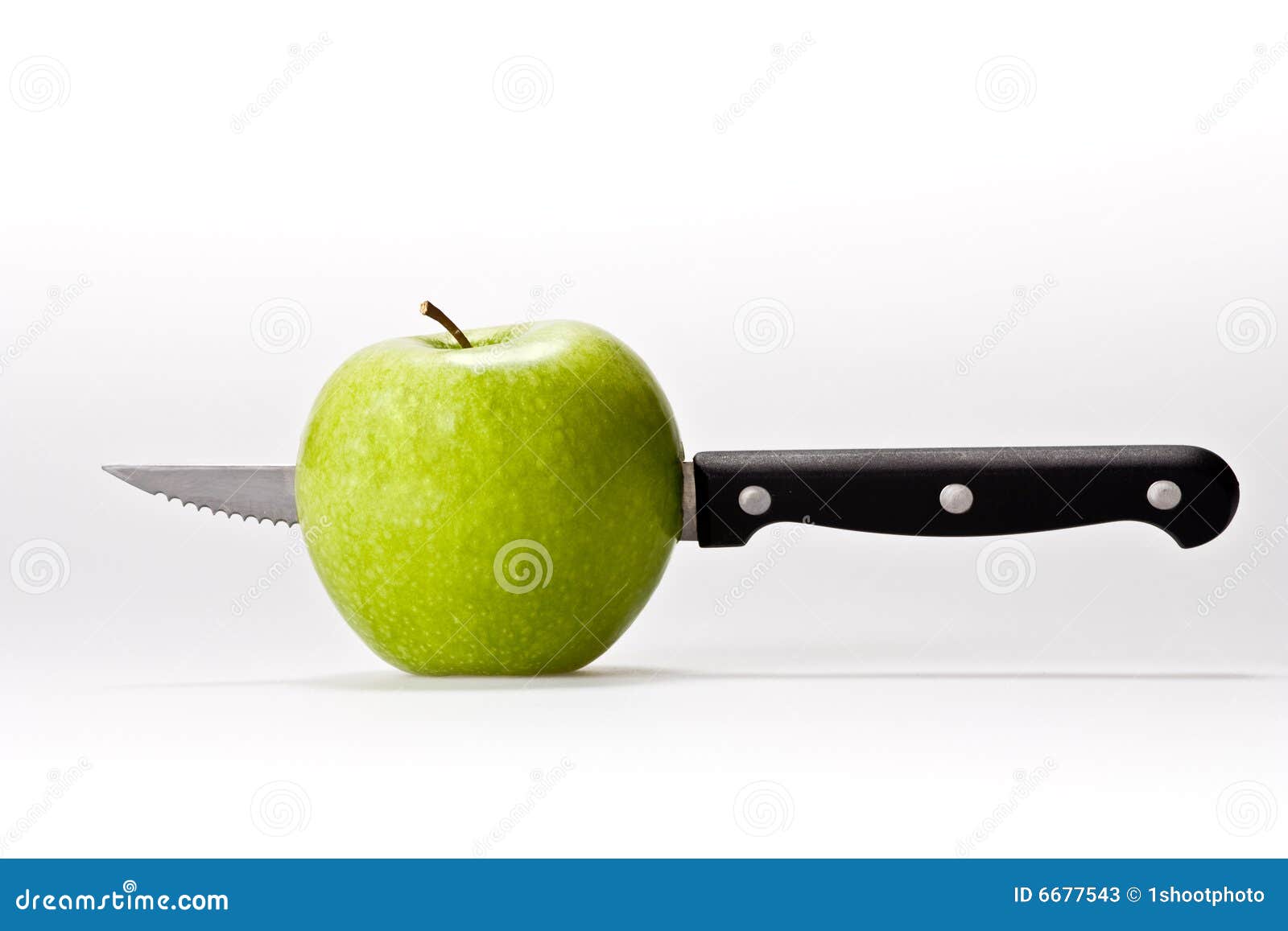 Apple and knife stock image. Image of strength, risk, scented 6677543