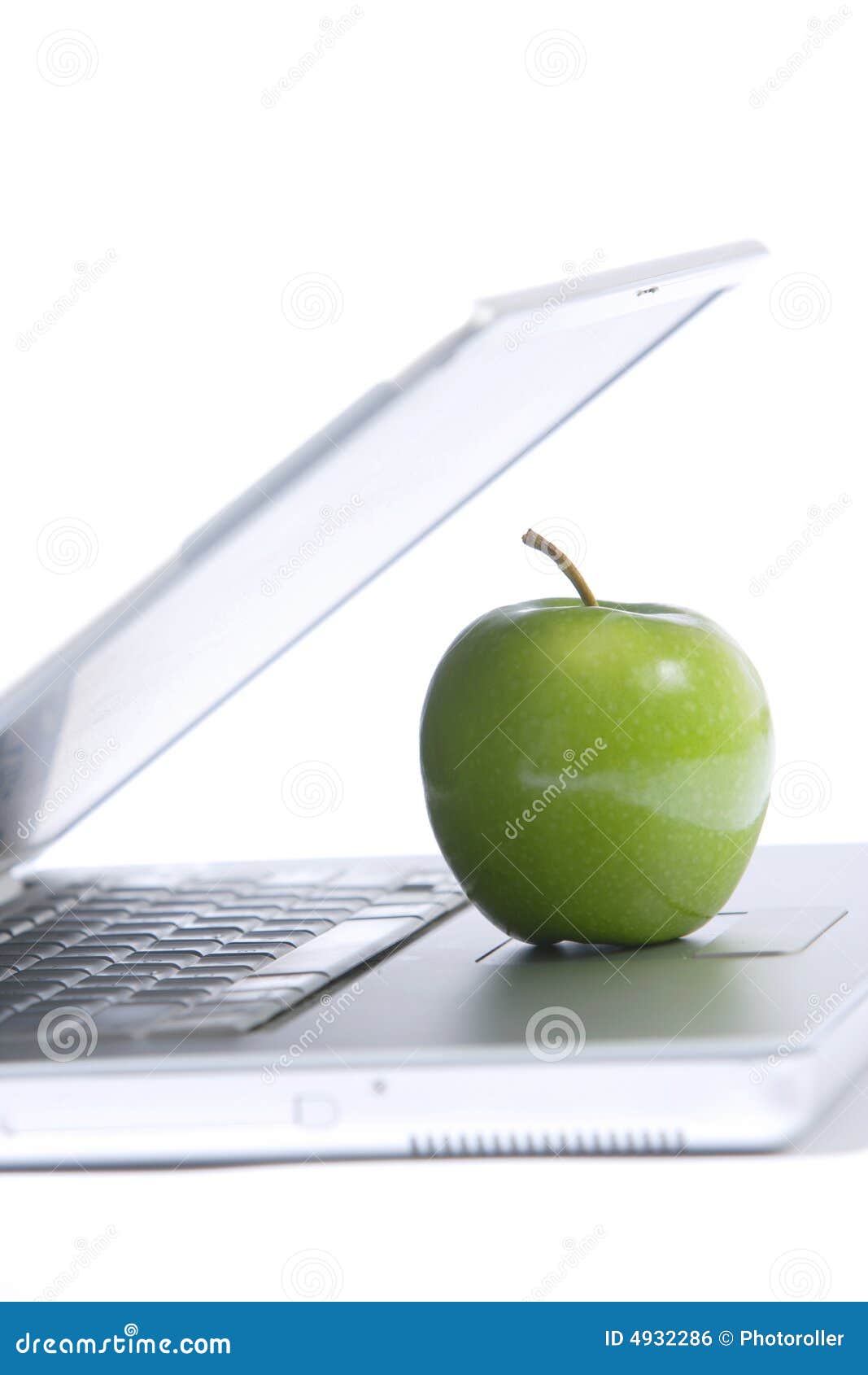 Apple Laptop stock photo. Image of business, liquid, close - 4932286