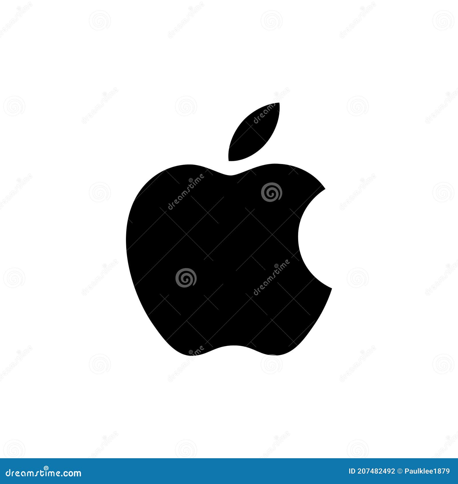Apple Logo Editorial Illustrative Editorial Photography - Illustration ...