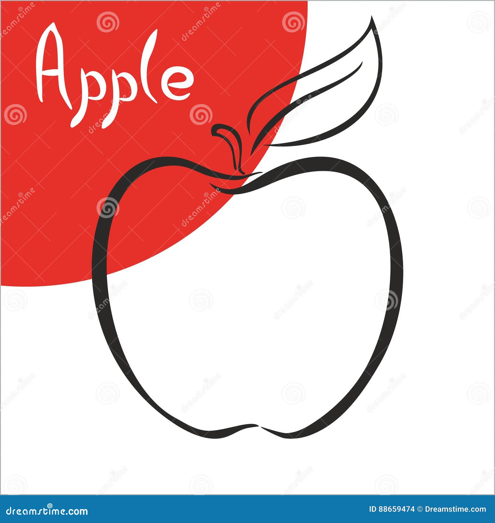 Apple sketched logo  Free logo icons