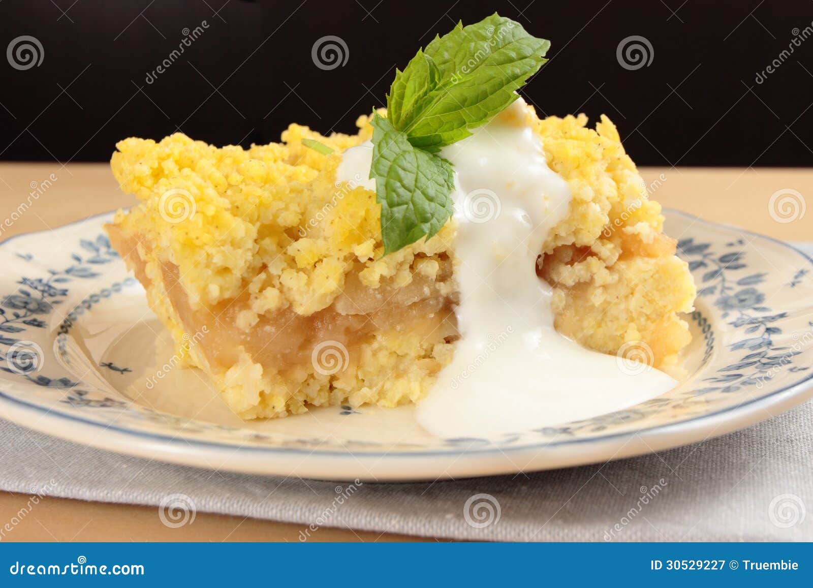 Apple Millet Groats Casserole Stock Image Image of yellow, leaf 30529227