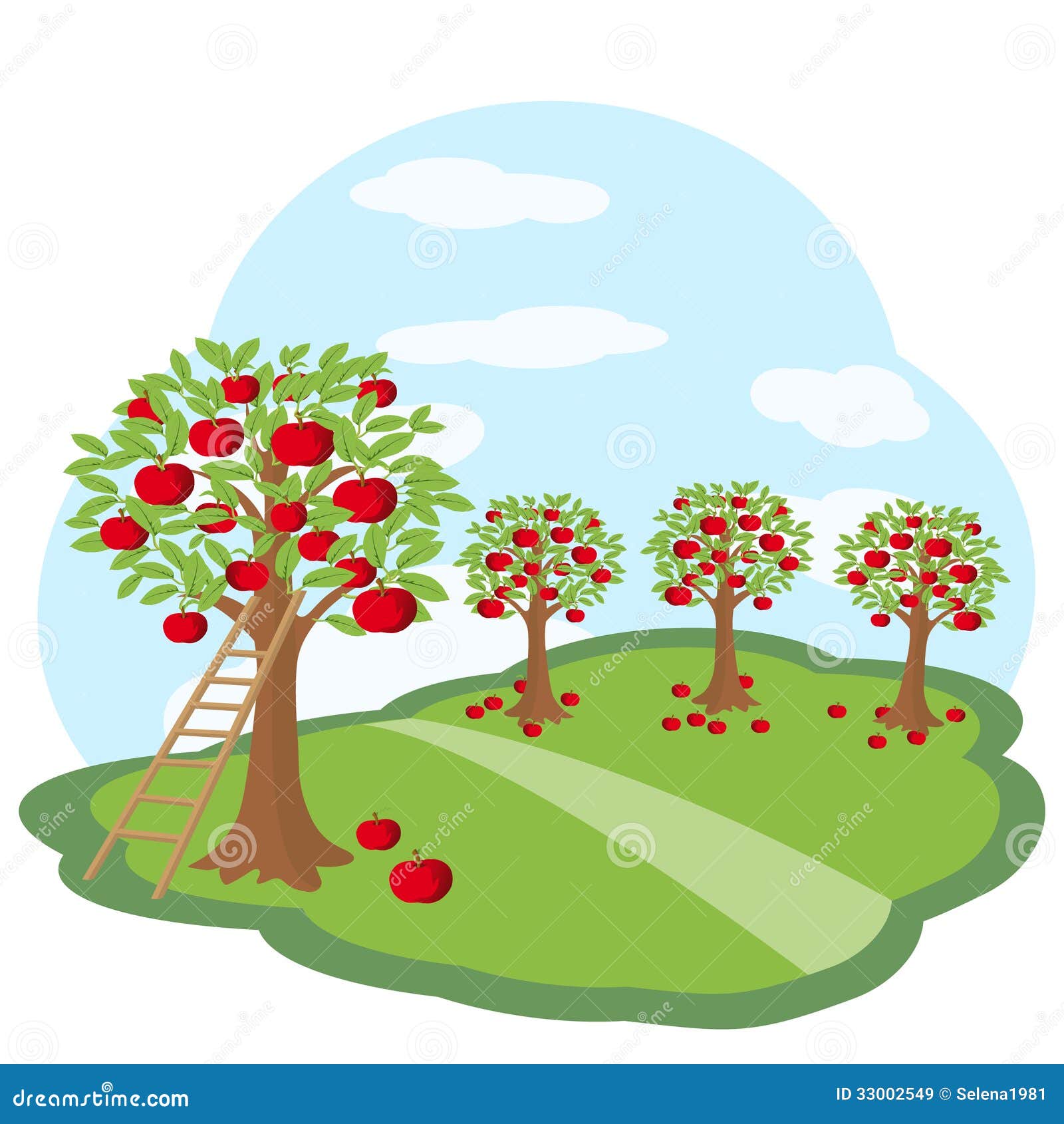 apple orchard clipart free - photo #25