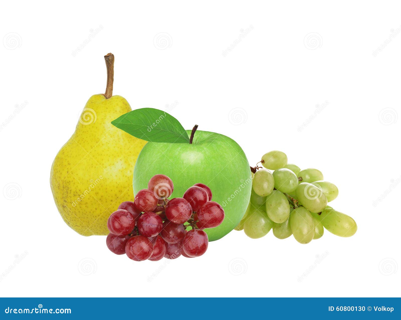 Apple Pear Grape Isolated Stock Photos Royalty Free Pictures