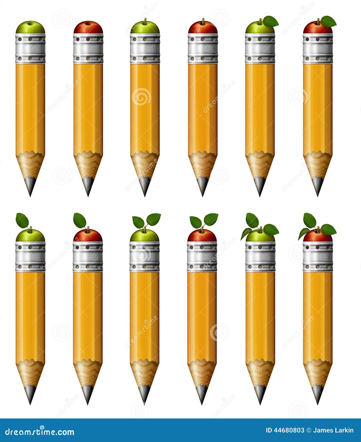 Apple Pencil stock illustration. Illustration of organic 44680803