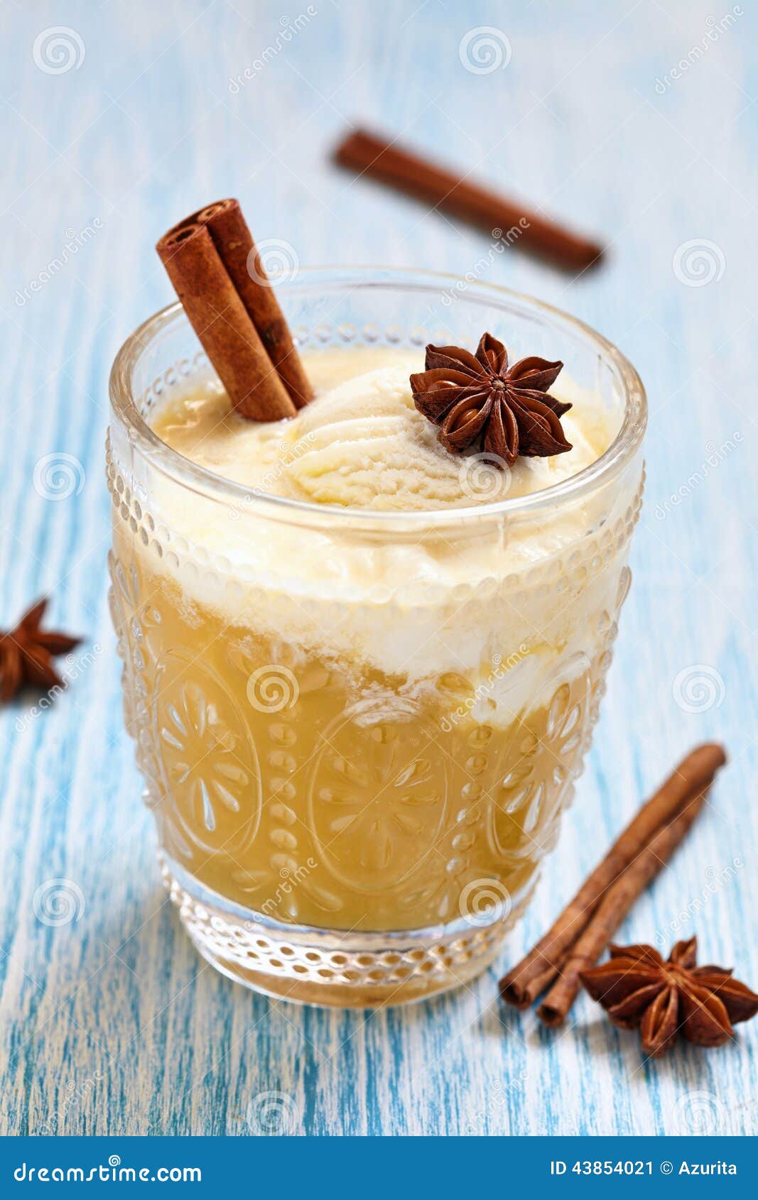 Apple Pie Flavor Cocktail with Spices Stock Image Image of party