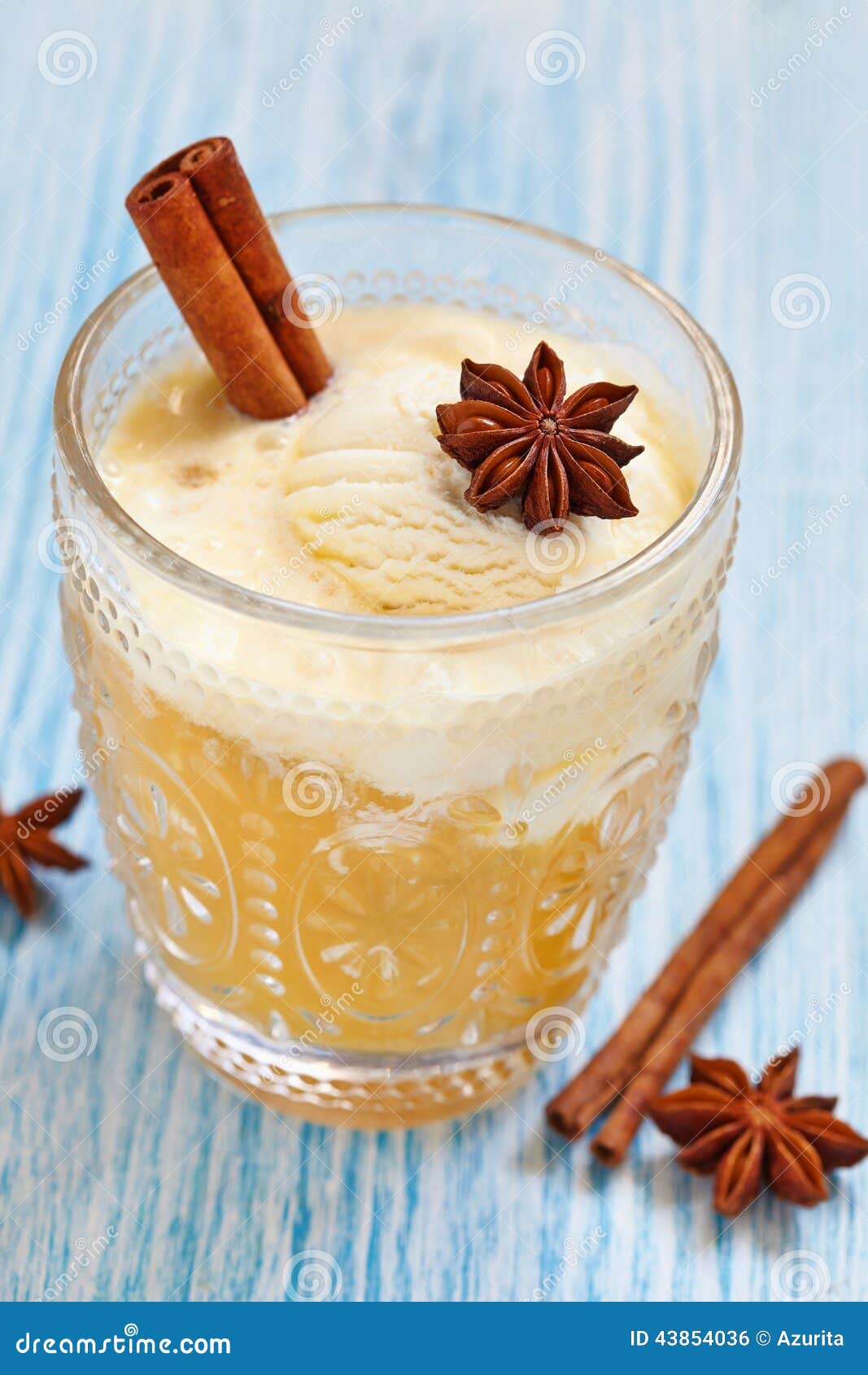 Apple Pie Flavor Cocktail with Spices Stock Photo Image of stick