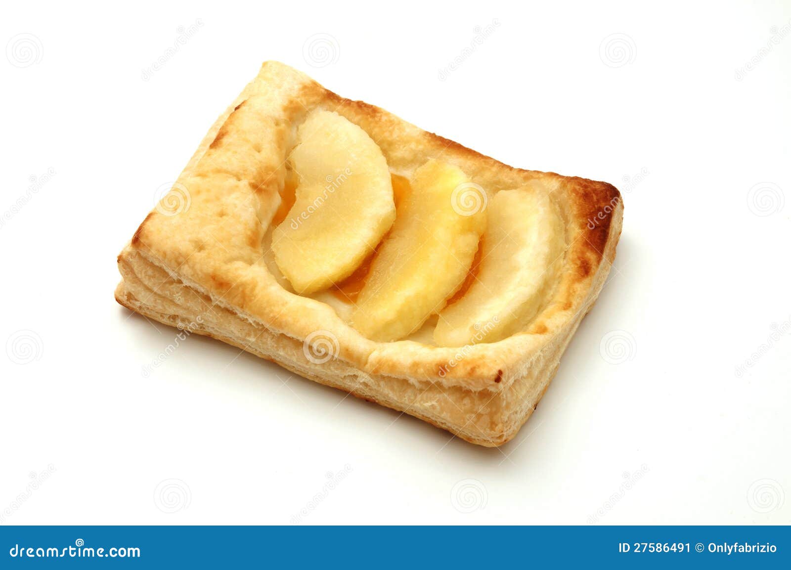 apple puff pastry tartlet