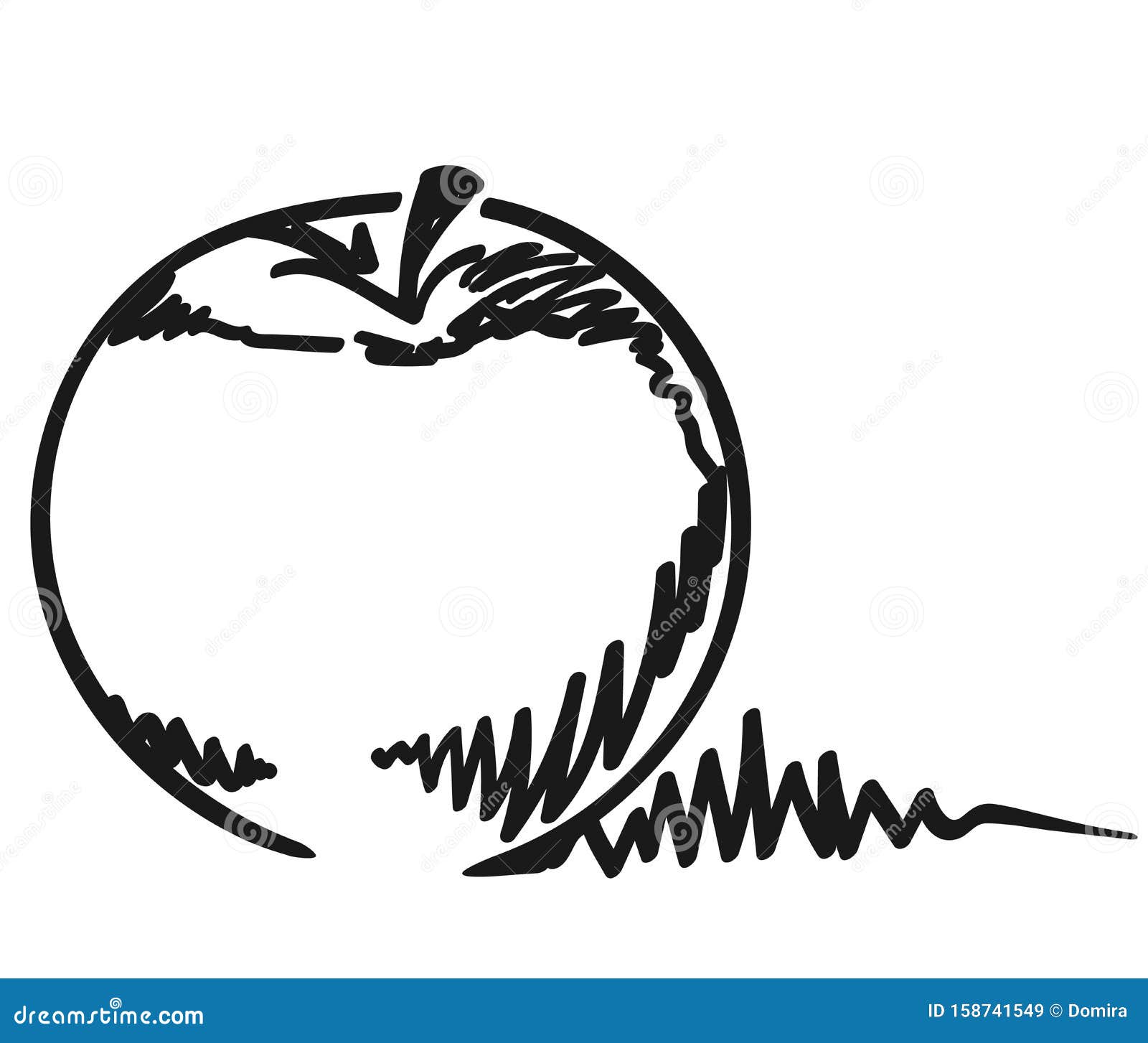 Apple Harvest Hand Drawn Sketch Icon Stock Illustration - Download Image  Now - Sketch, Apple Tree, Apple - Fruit - iStock