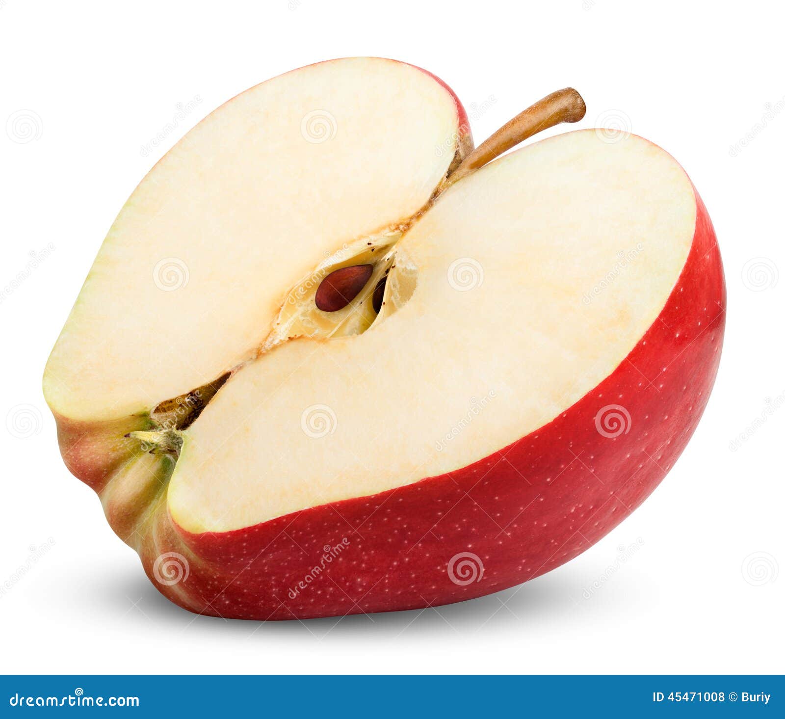 Apple slice stock photo. Image of health, color, apple 45471008