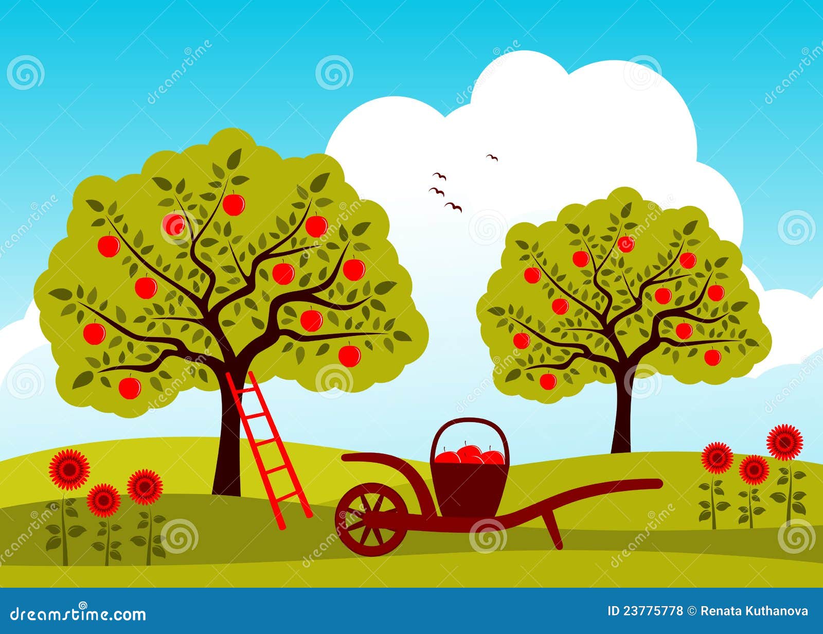 apple picking clipart - photo #50