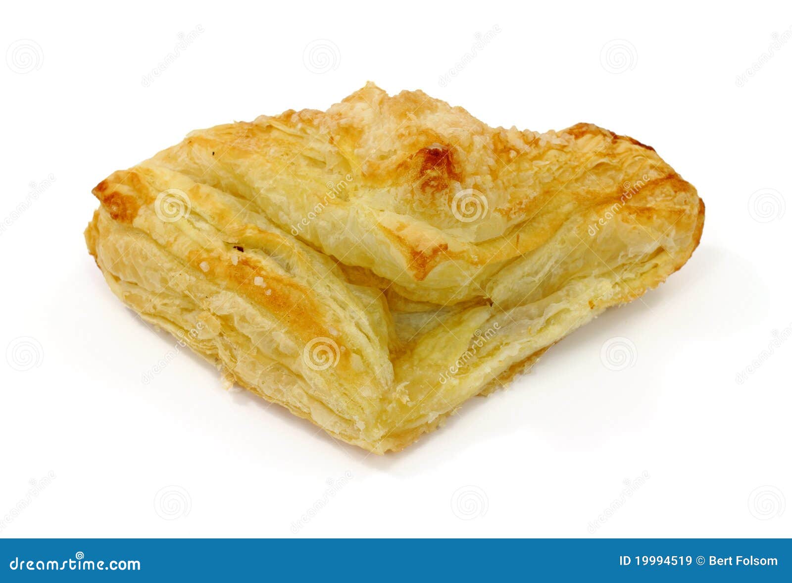 Apple Turnover on White Background Stock Image Image of apple