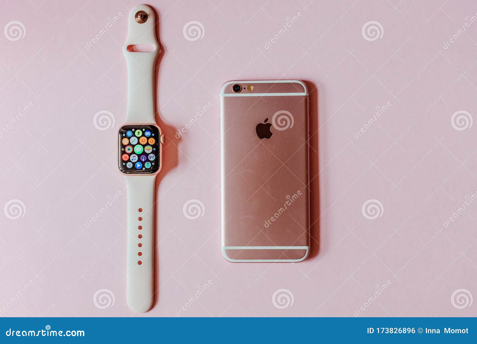 iphone watch pink