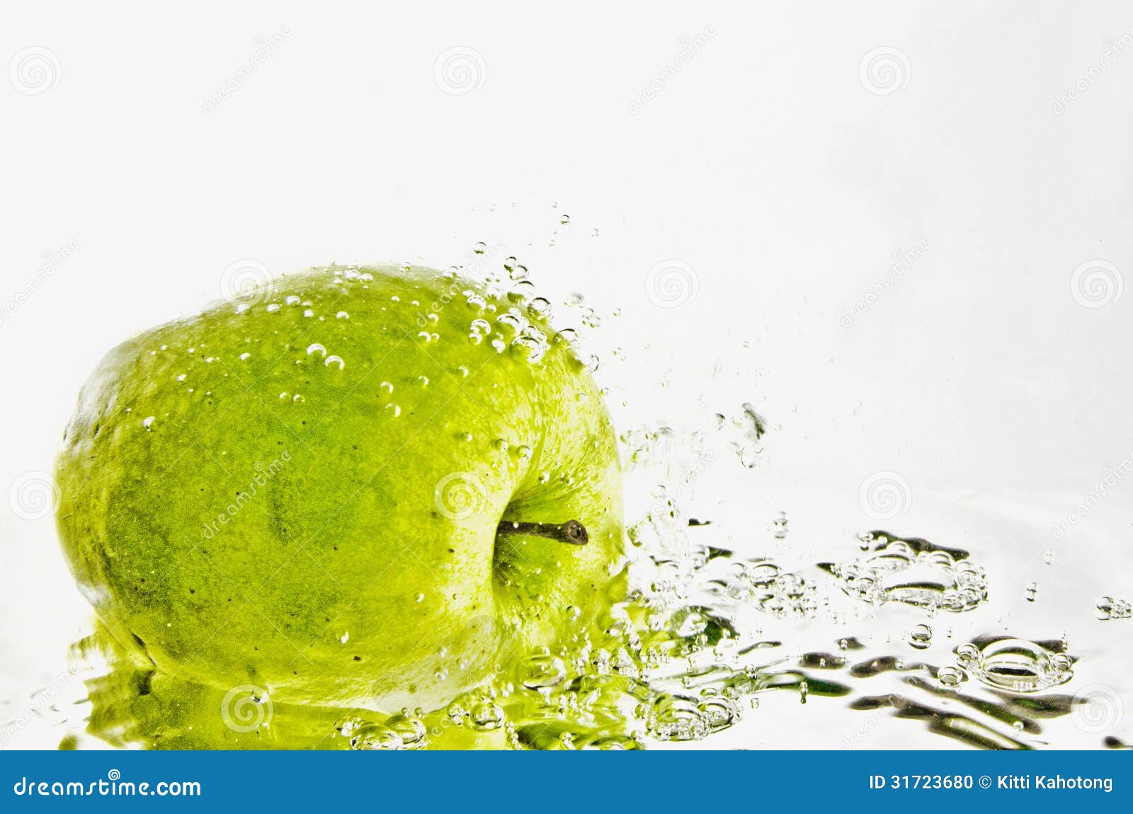 Apple in water stock photo. Image of liquid, juice, closeup 31723680