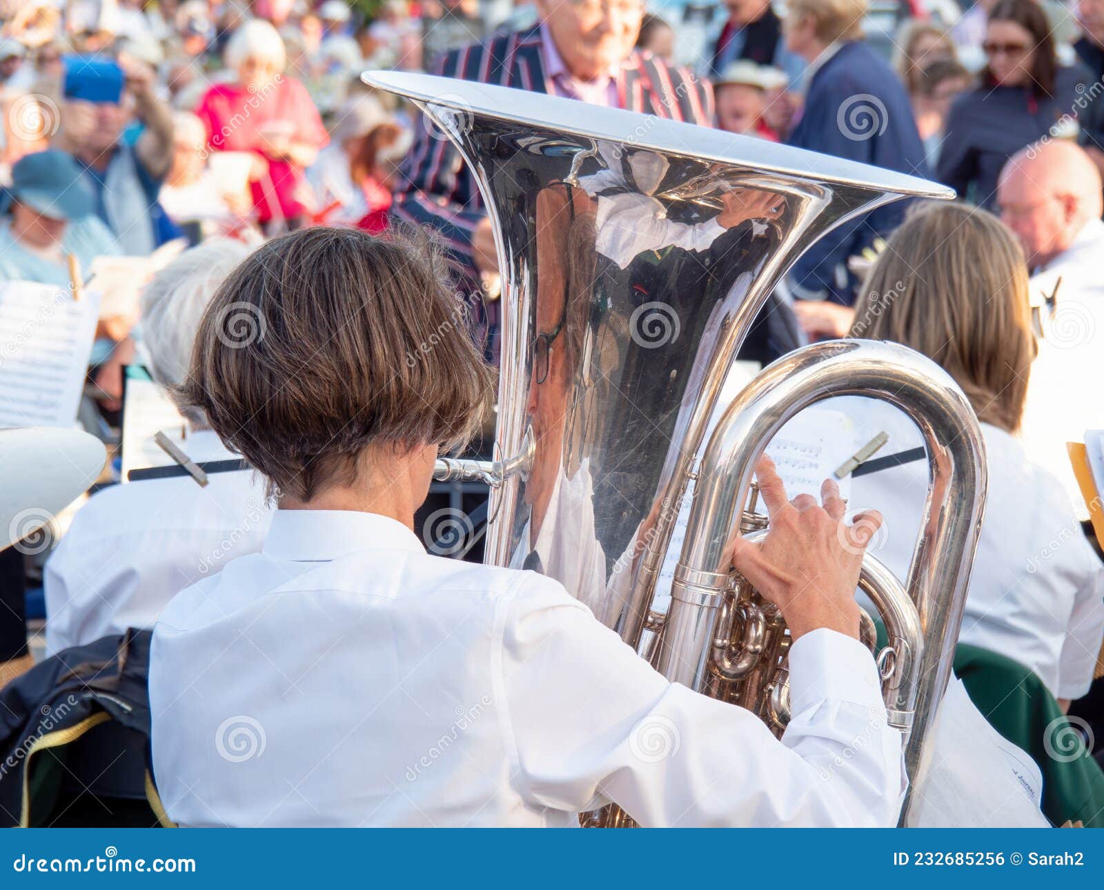 Female playing tuba hi-res stock photography and images - Alamy