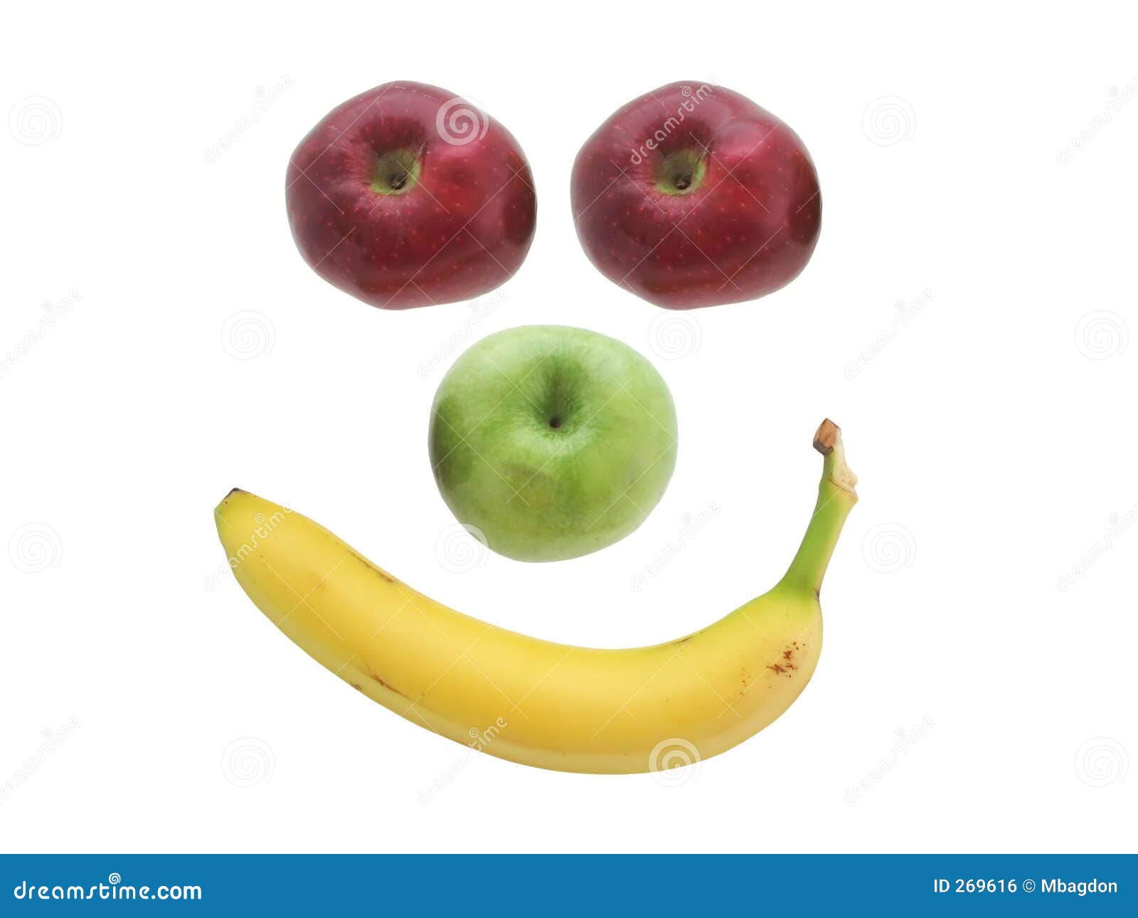 Apples and banana. stock photo. Image of supermarket, nutrition 269616