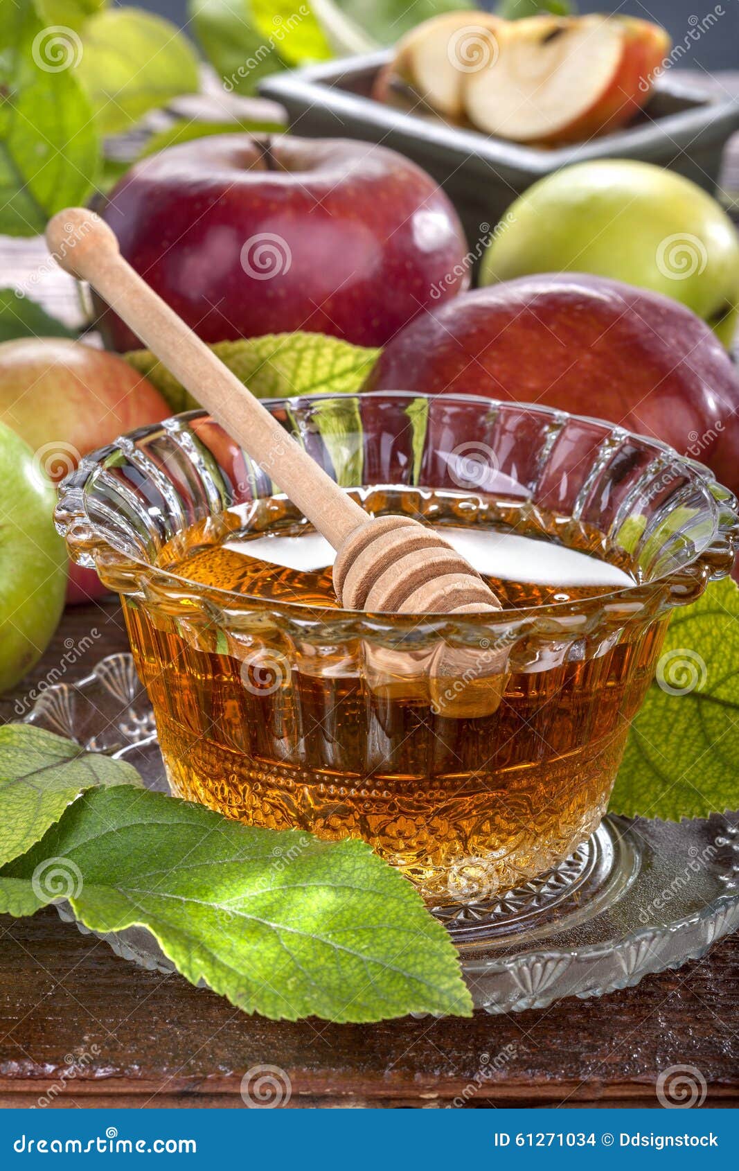 Apples and honey stock photo. Image of sakura, autumn 61271034
