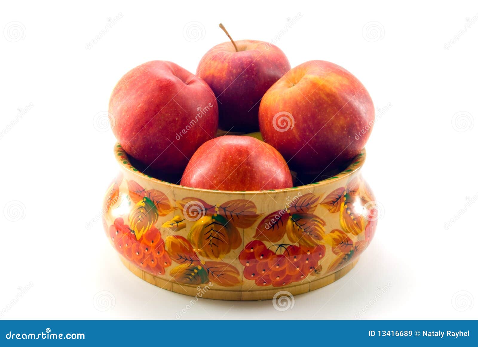 Dish Of Apples In Living Room