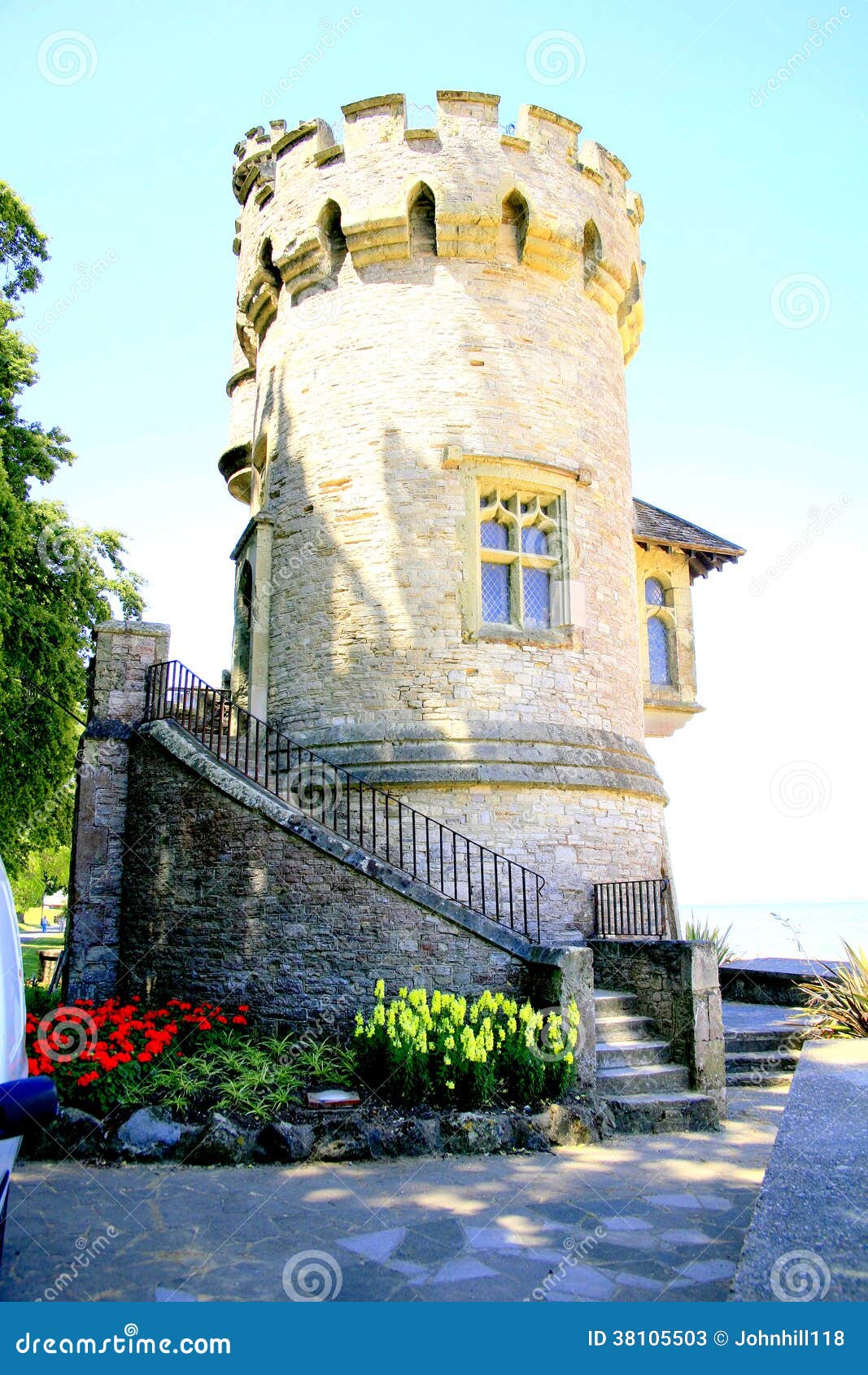 The Appley Tower, Ryde, Isle of Wight. Editorial Stock Photo Image of