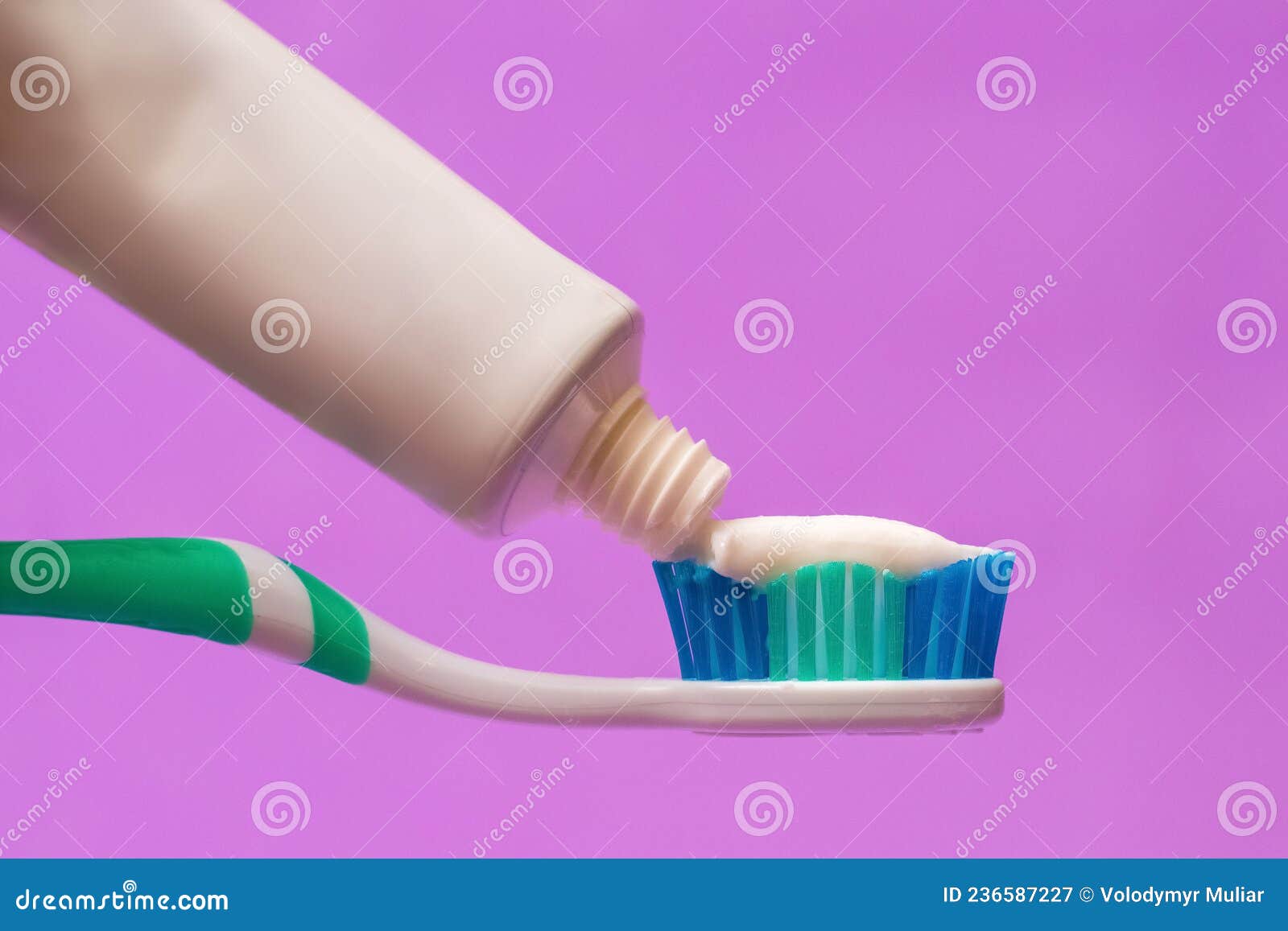 Applying Toothpaste on a Toothbrush. Dental Care Stock Image Image of brushing, ecological