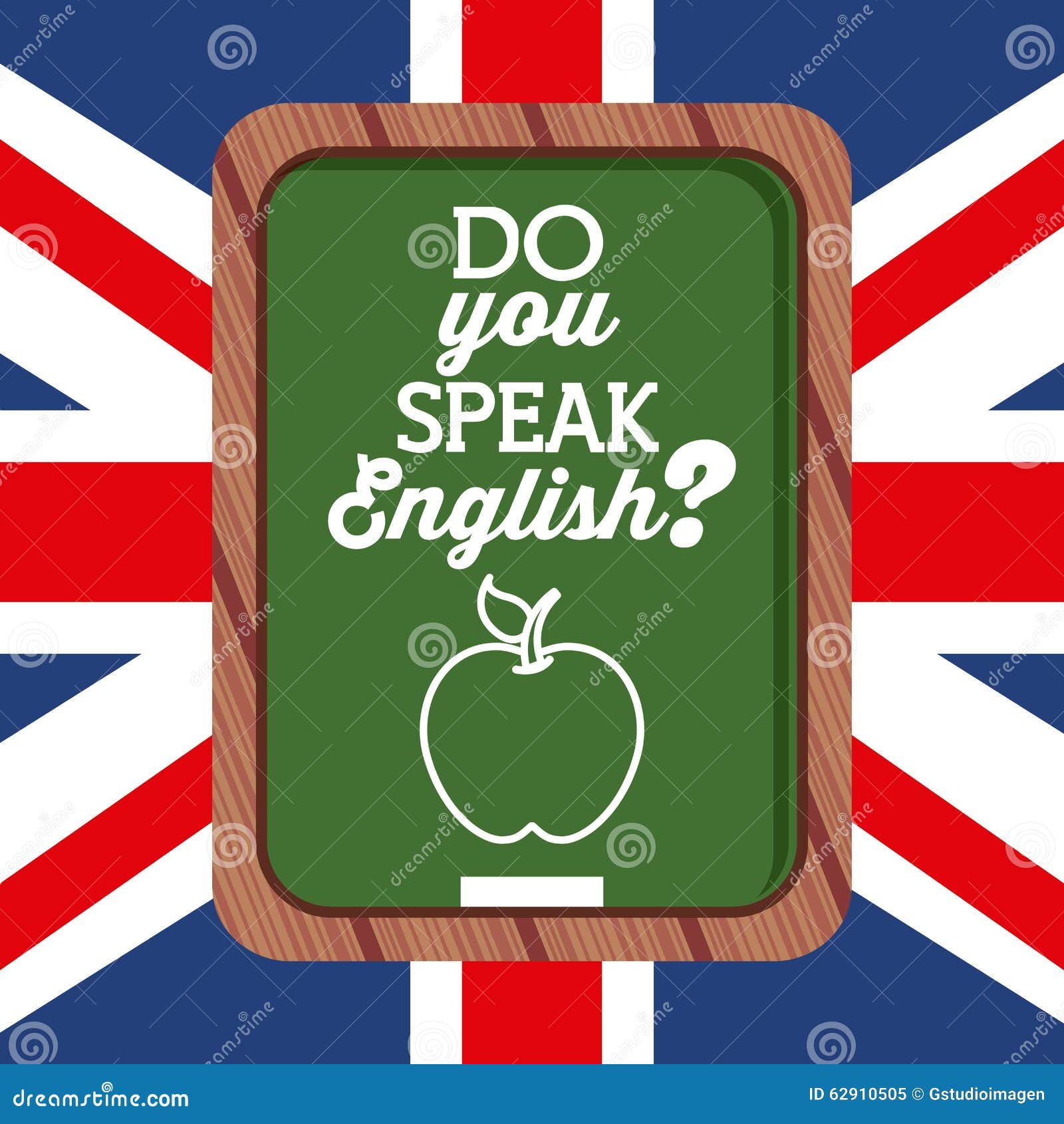 Apprenez La Conception De L'anglais Illustration de Vecteur Image