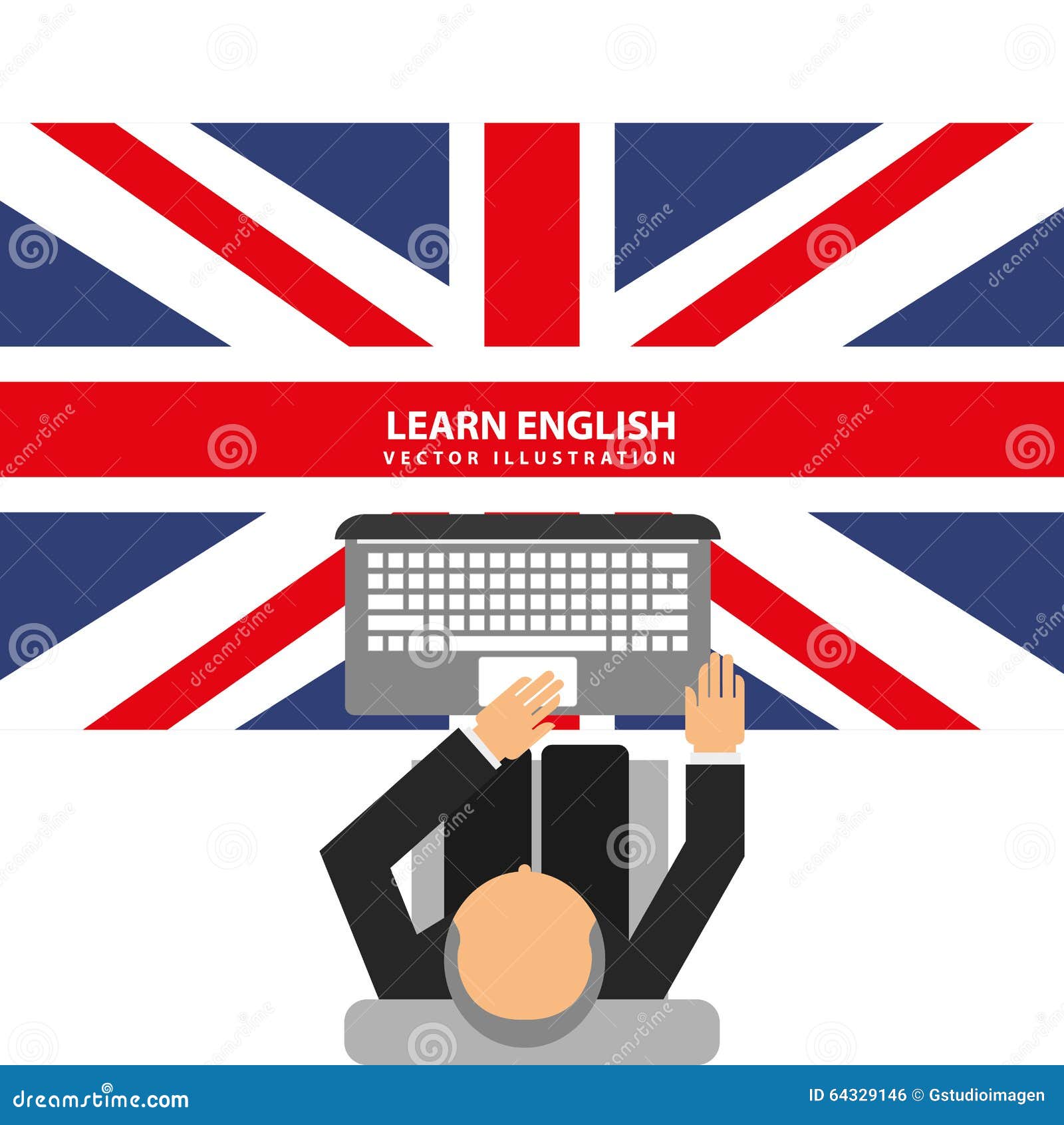 Apprenez La Conception De L'anglais Illustration Stock Illustration