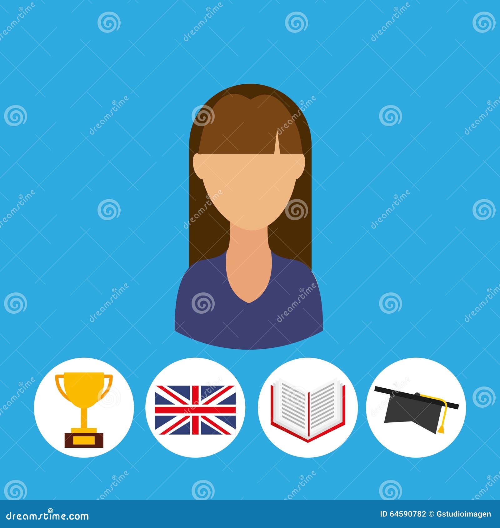 Apprenez La Conception De L'anglais Illustration Stock Illustration