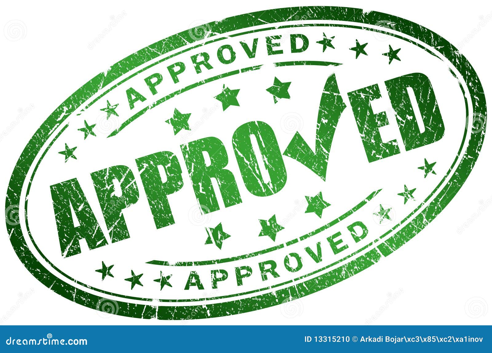 Approved stamp stock illustration. Illustration of ratified - 13315210