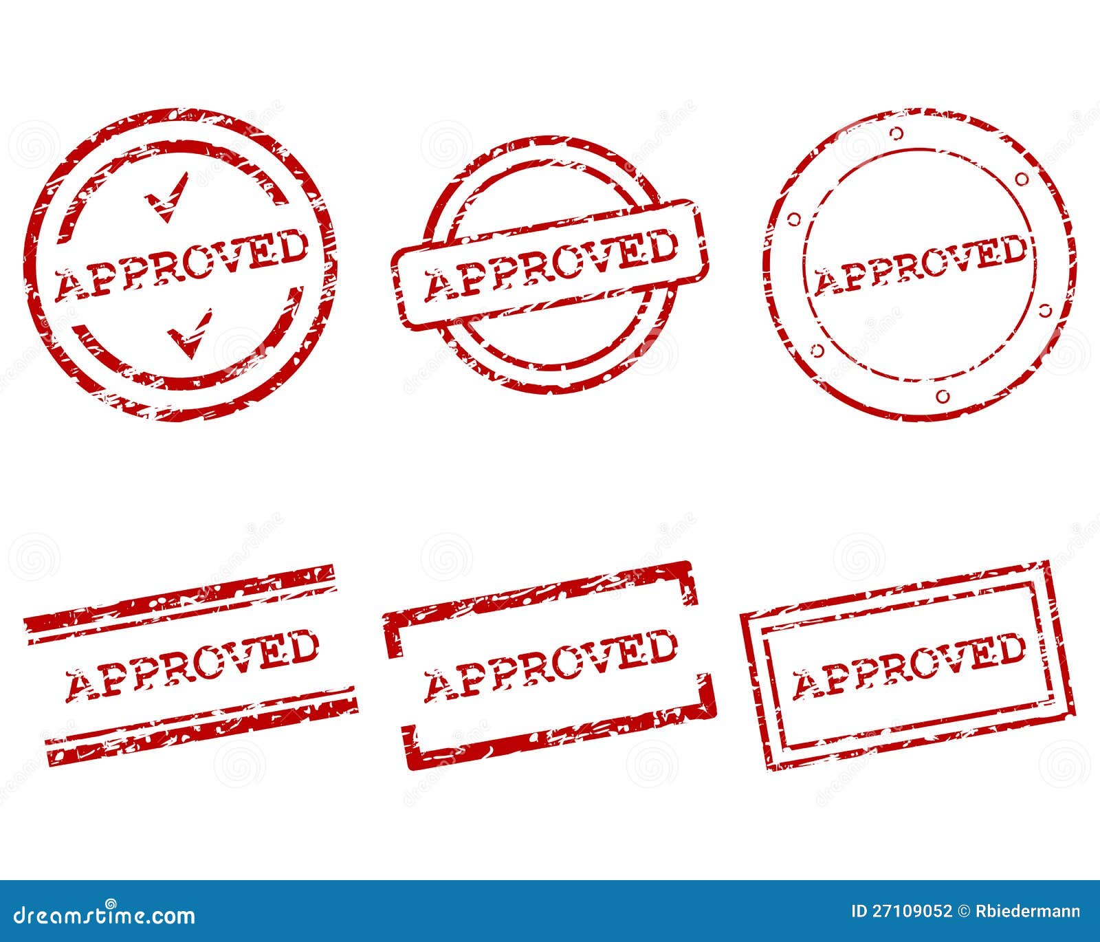 Approved stamps stock vector. Illustration of print, seal - 27109052