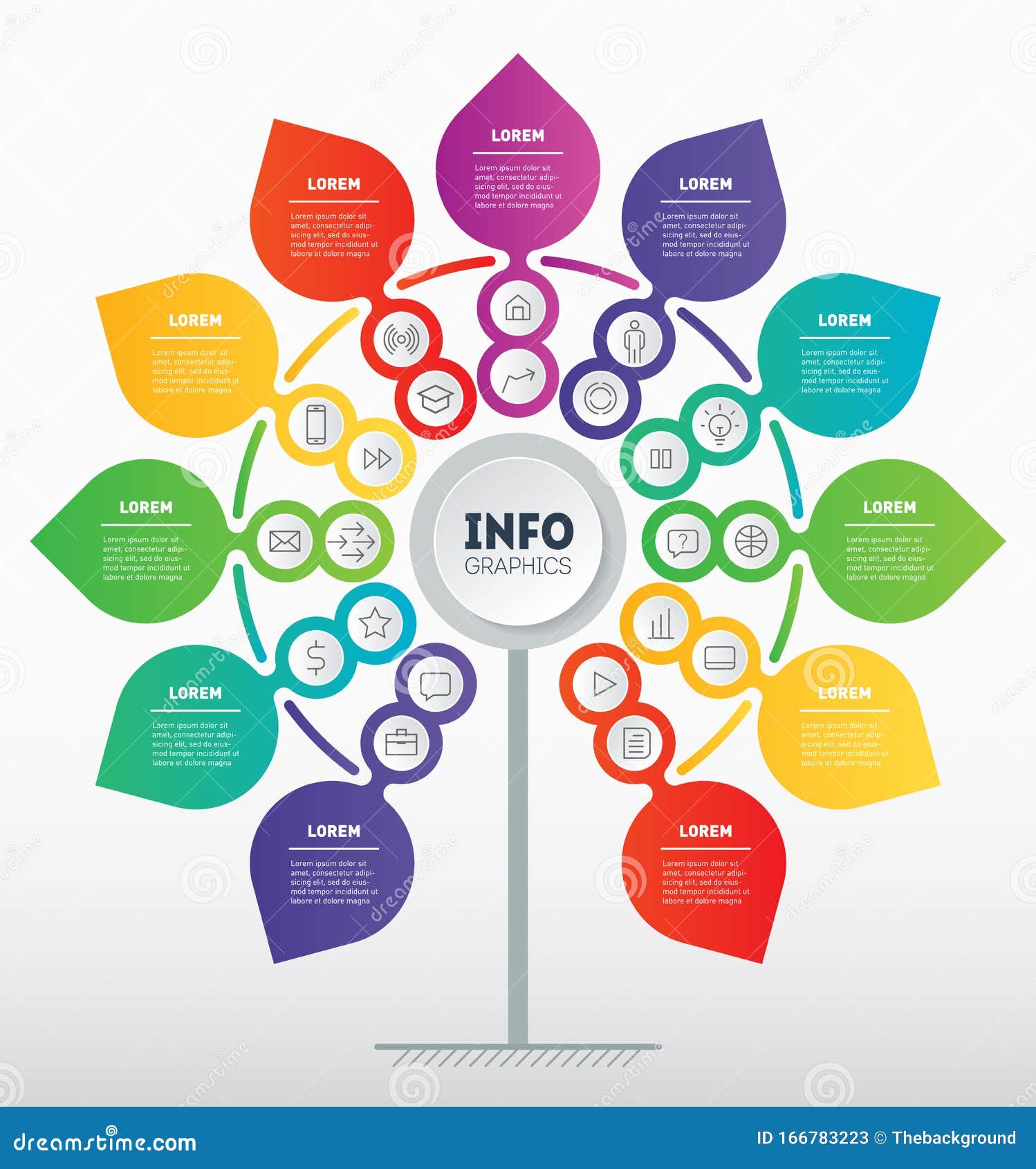 Desenvolvimentos Na Tecnologia De Modelo De Infográfico De