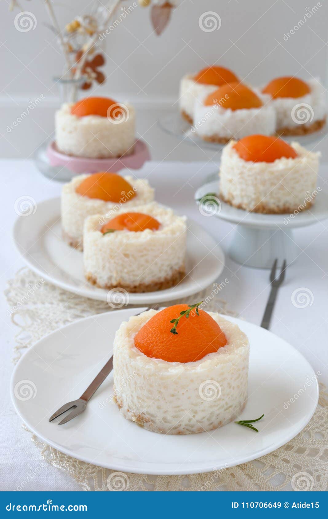 Milk rice cake stock image. Image of eggs, rice, apricot 110706649