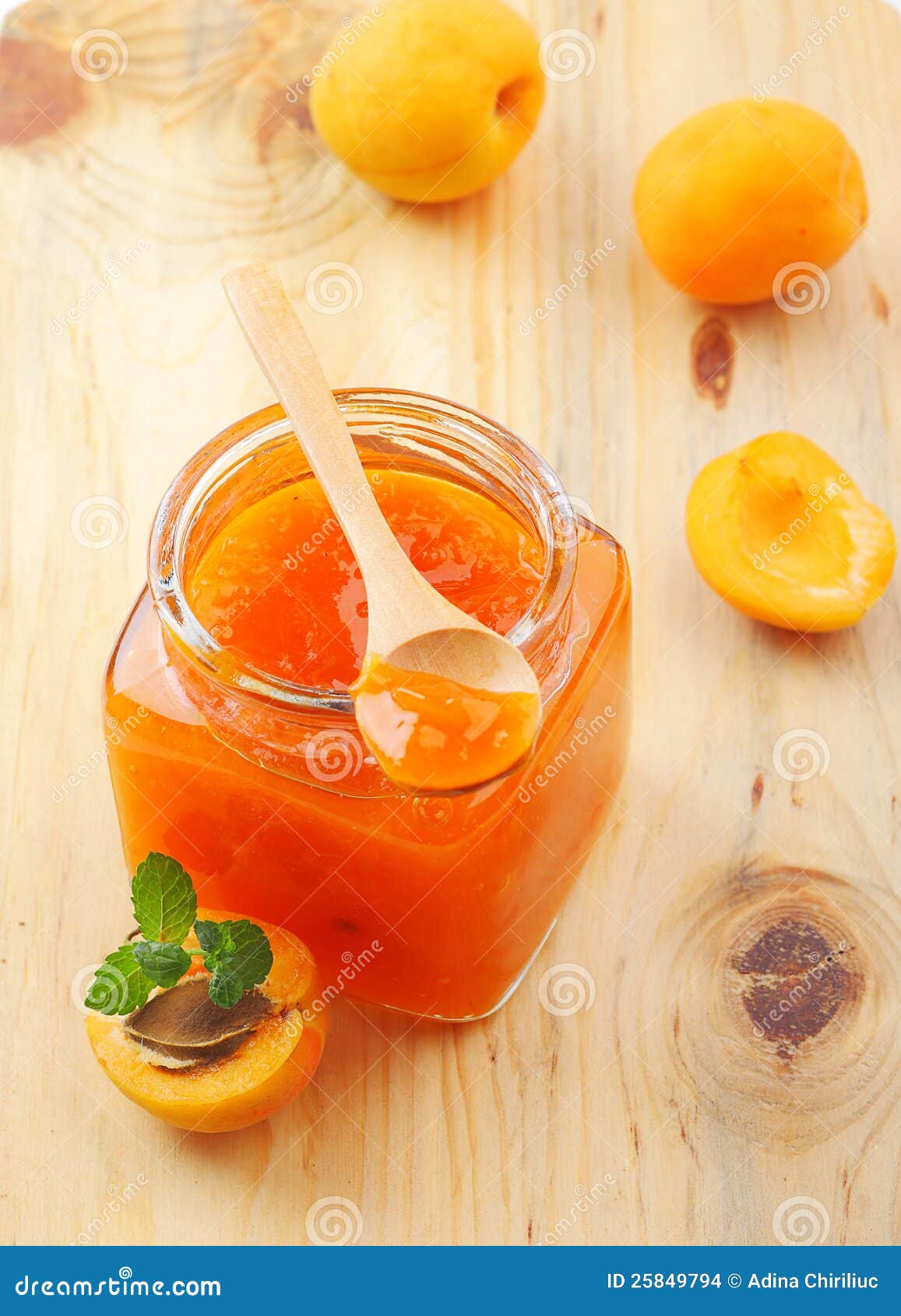 Apricot jam stock photo. Image of nutrition, juicy, sweet 25849794