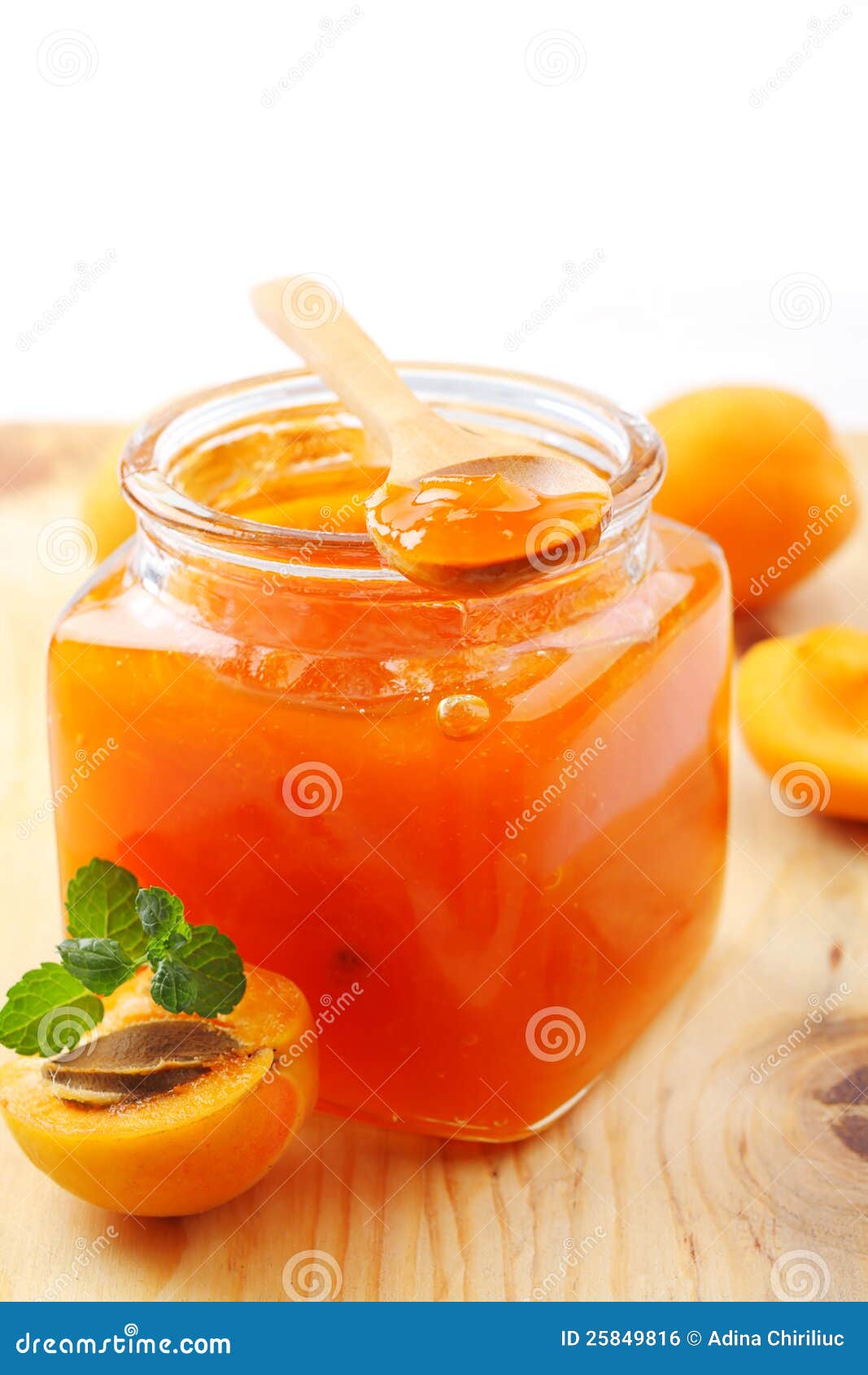 Apricot jam stock photo. Image of nutrition, preserved 25849816